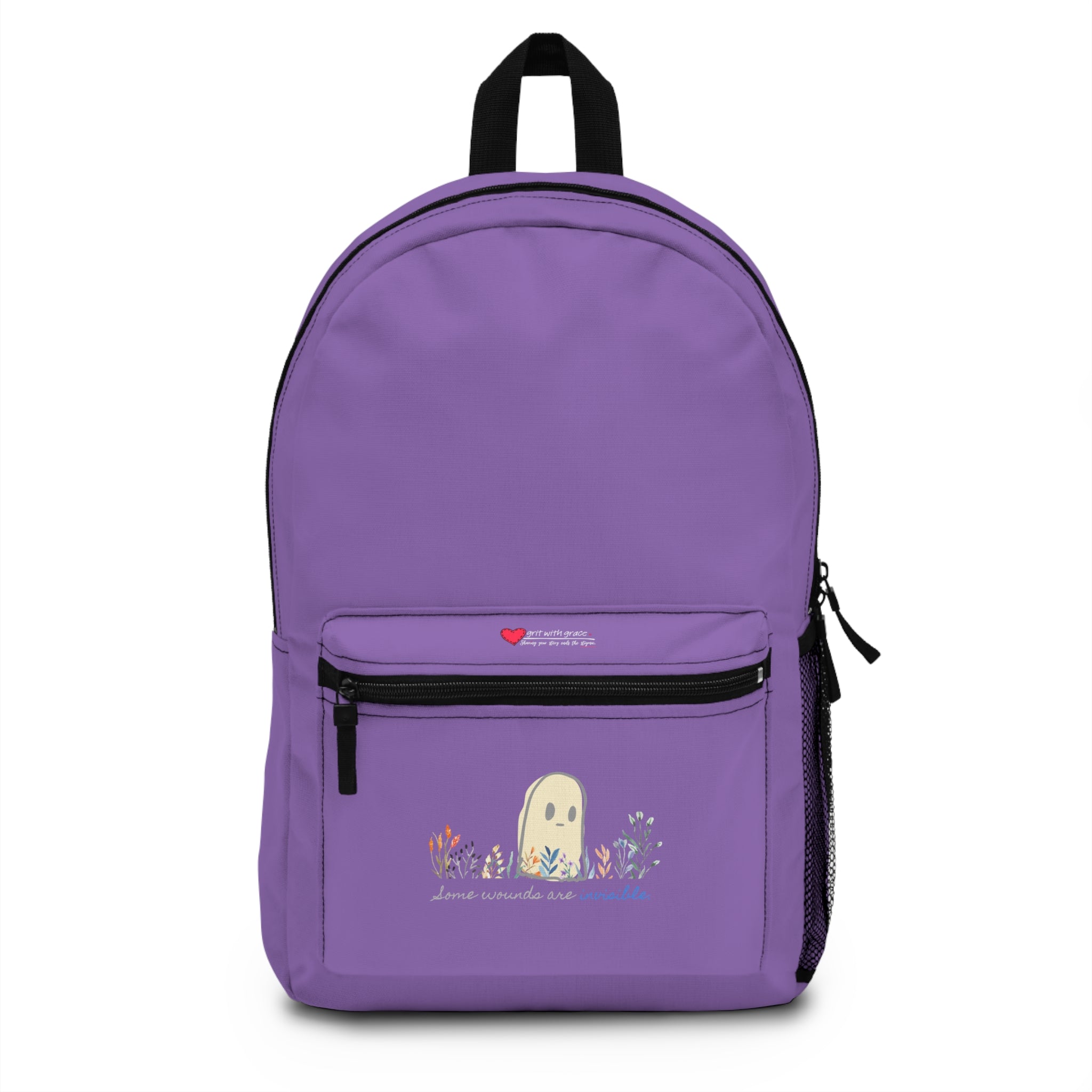 Invisible Ghost Series - "Some Wounds Are Invisible." Backpack