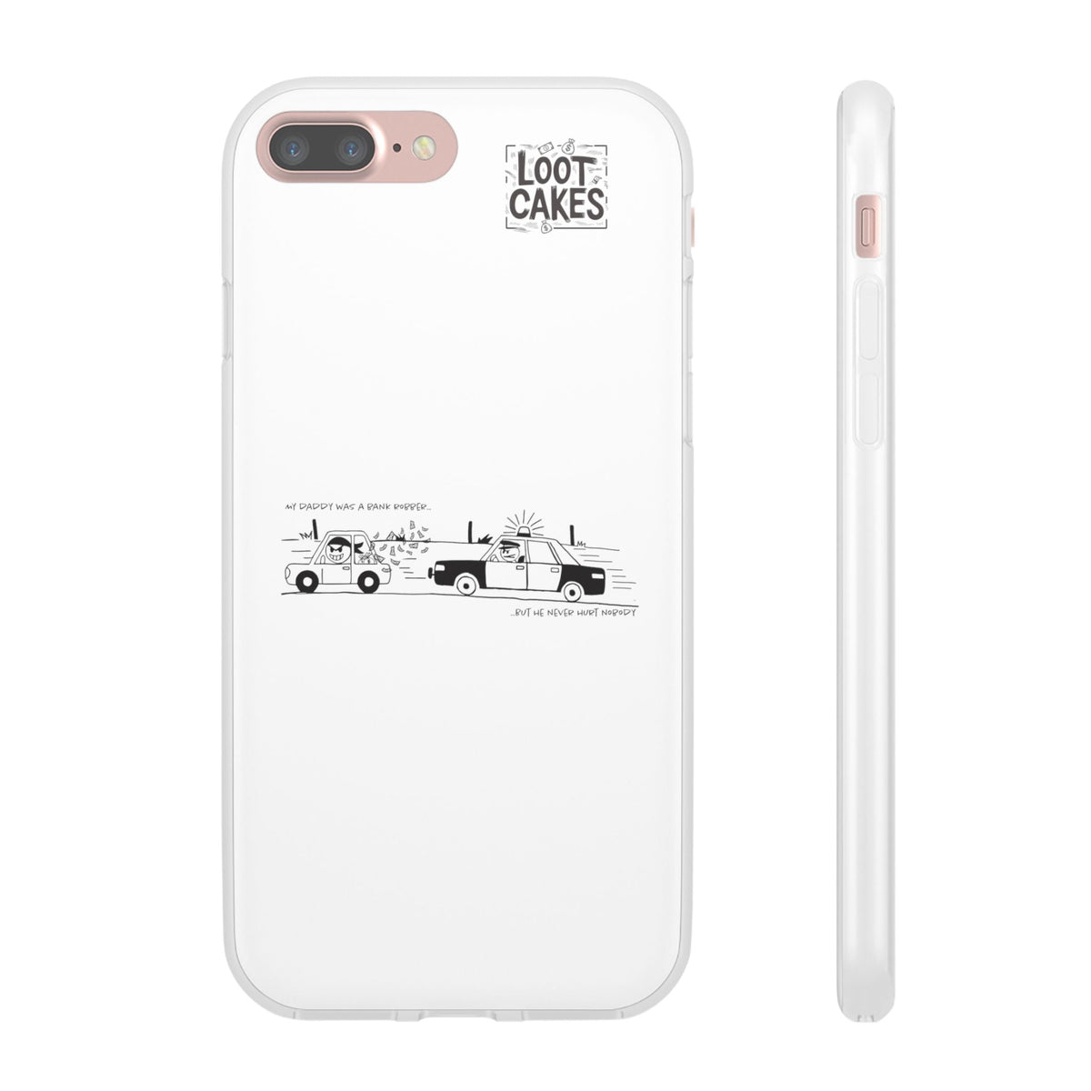 Loot Cakes x Mike Maldonado Phone Case | Slim Clear TPU Graphic