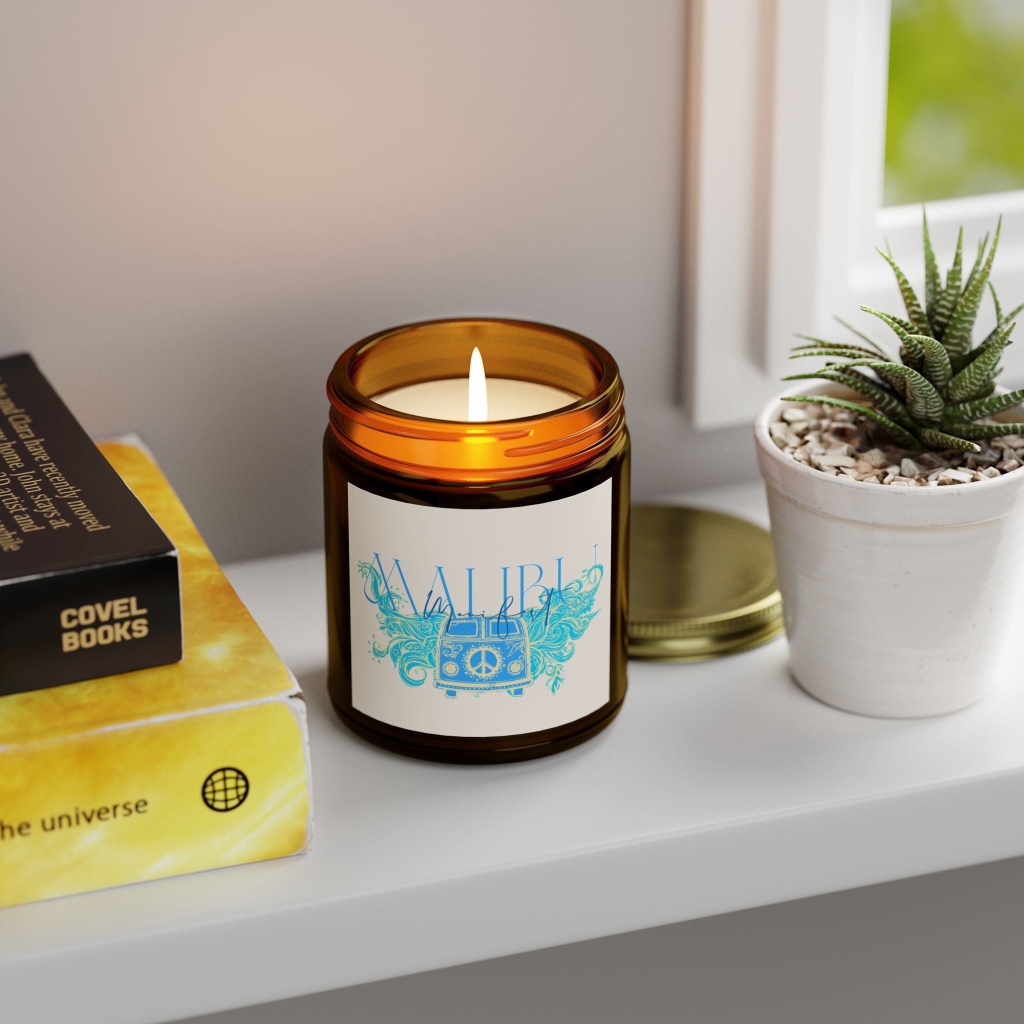 Manifest Malibu Coconut Apricot Wax Candle