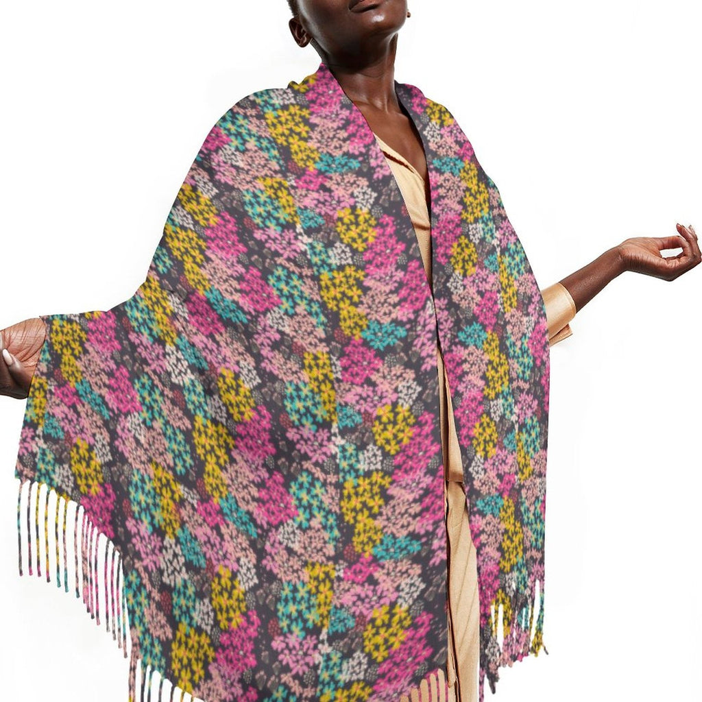 Summer Vibes Cashmere-like Tassel Scarf