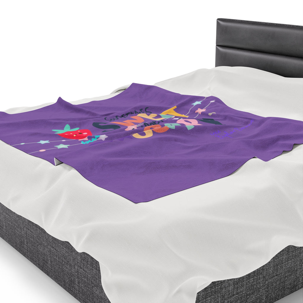 Bipolar Bonnie Series - "Sometimes Sweet But Sometimes Scary" Velveteen Plush Blanket