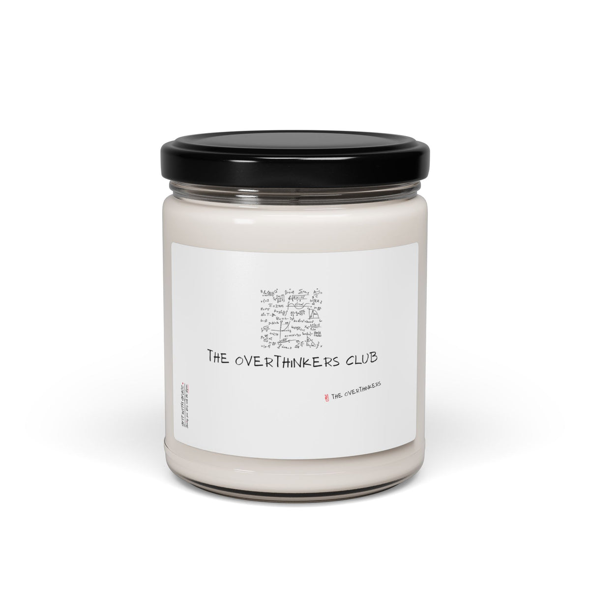 The Overthinkers Club Series - "The Overthinkers Club -Peace, The Overthinkers" Scented Soy Candle, 9oz