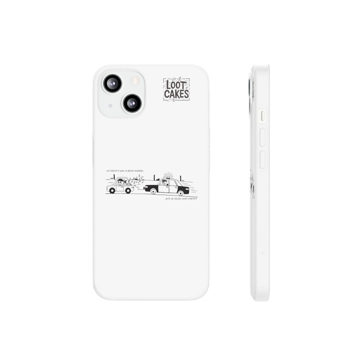 Loot Cakes x Mike Maldonado Phone Case | Slim Clear TPU Graphic