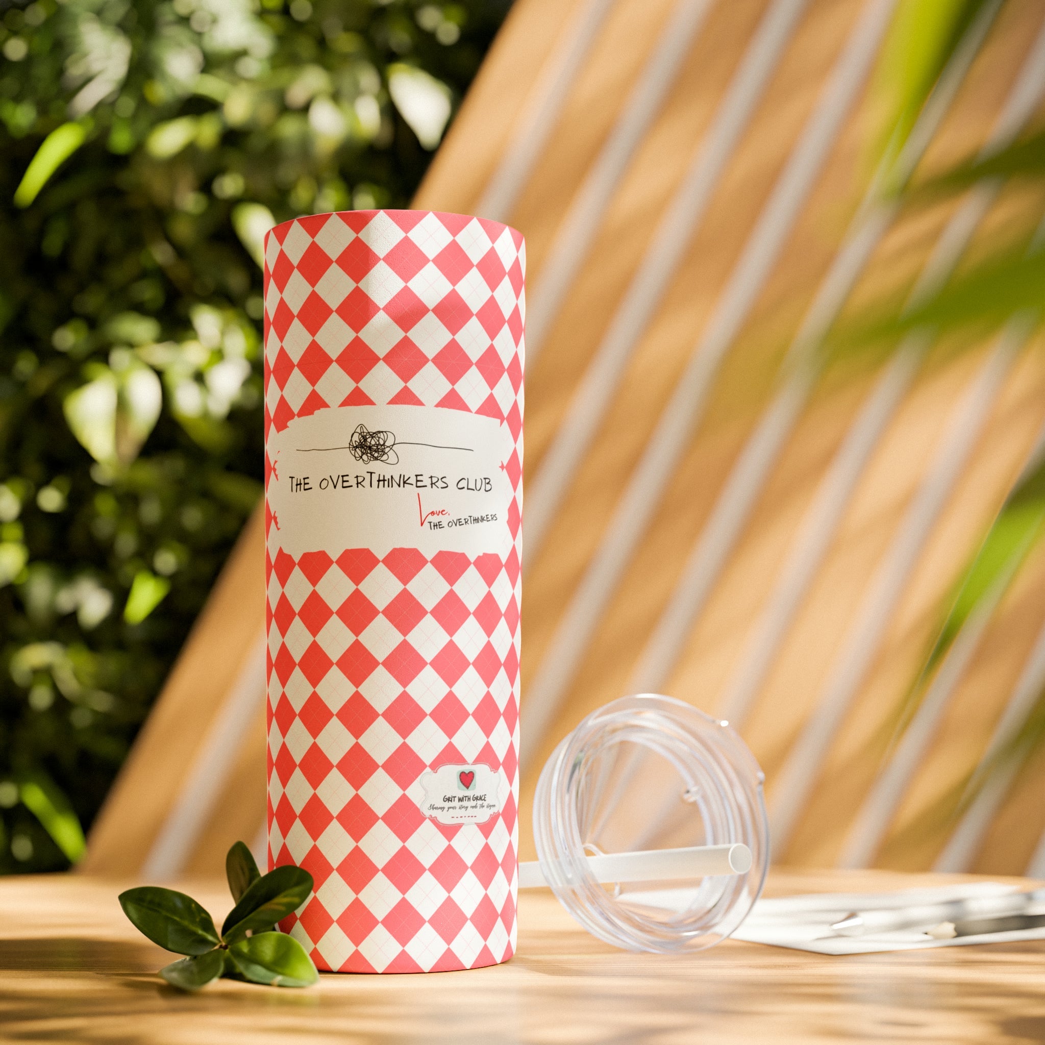 Overthinkers Unite: Exclusive 20oz 'Expressing Thoughts' Tumbler for Members