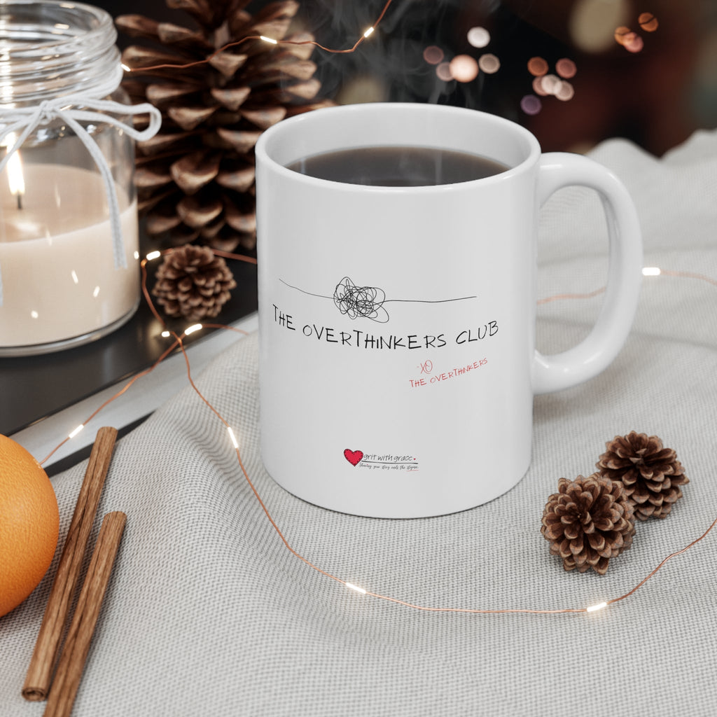 The Overthinkers Club Members Only Ceramic Mug
