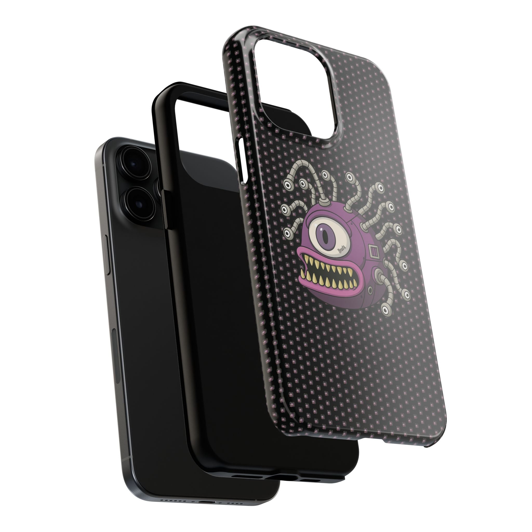 Tough Phone Case — Purple Monster Rugged Protective Cover