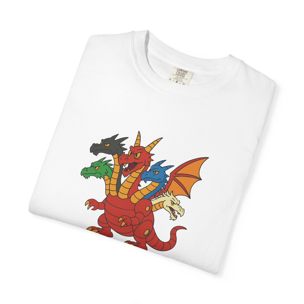 Multi-Headed Dragon T-Shirt — Colorful Fantasy Creature Tee