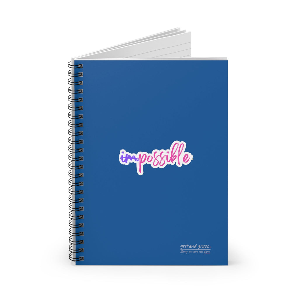 Mental Health Matters - "possible."Spiral Notebook - Ruled Line