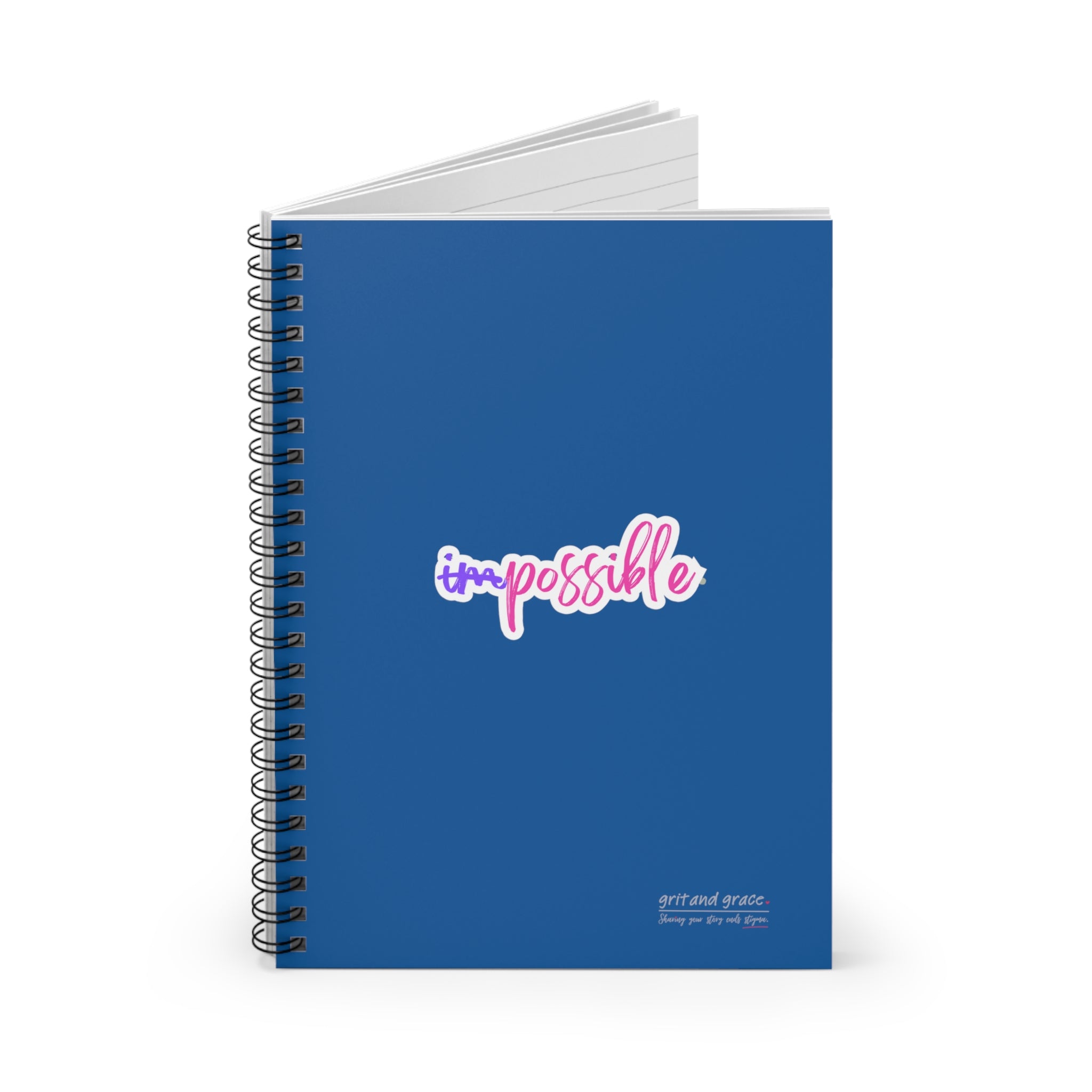 Mental Health Matters - "possible."Spiral Notebook - Ruled Line