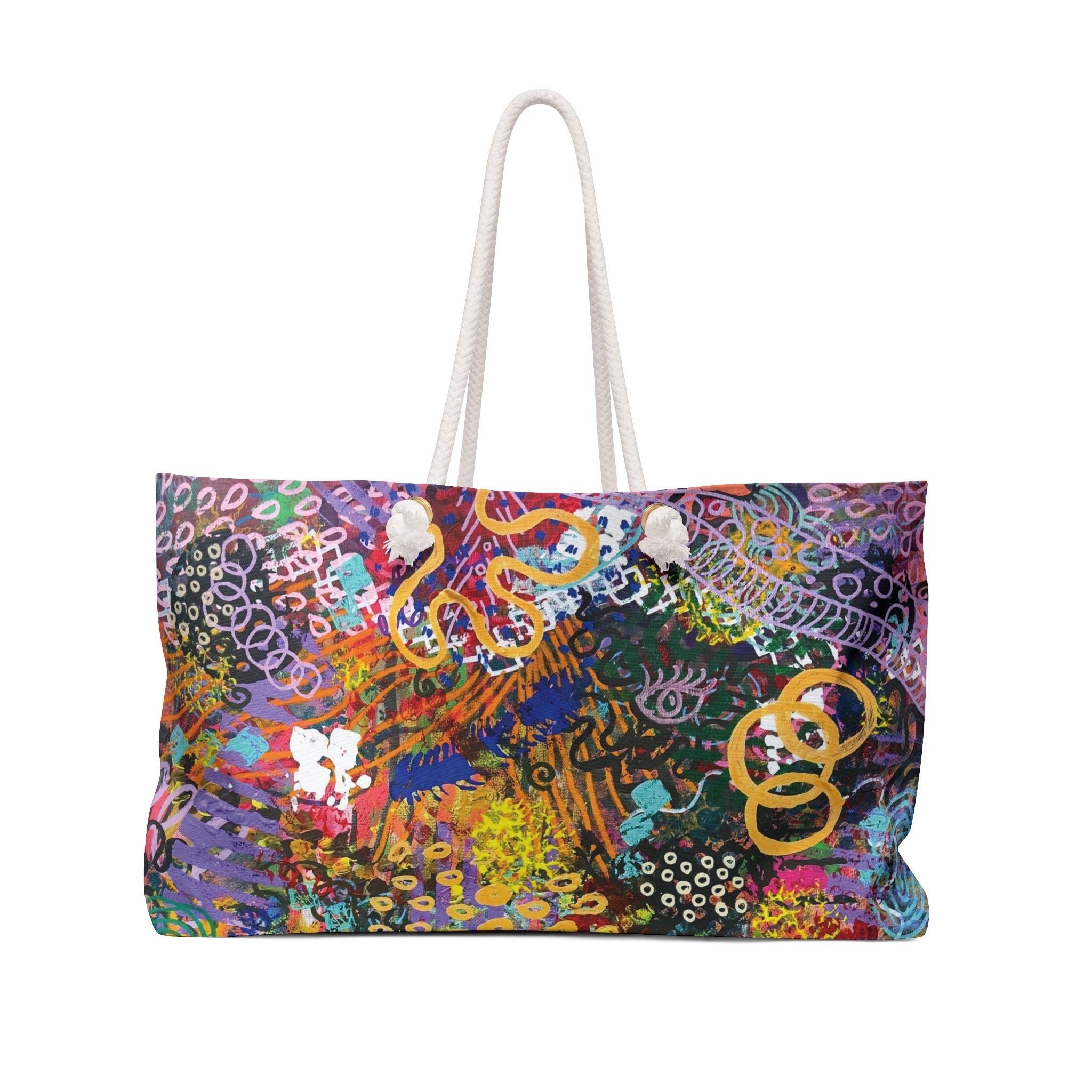 Scene Stealer 1 Weekender Bag – Vibrant Boho Travel Tote