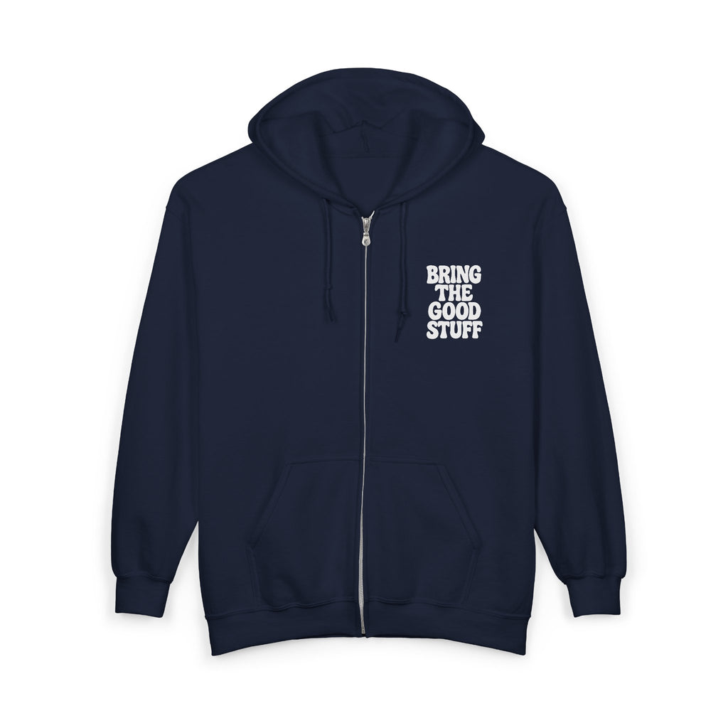 Darling / Kick Back –– Full-Zip Hoodie