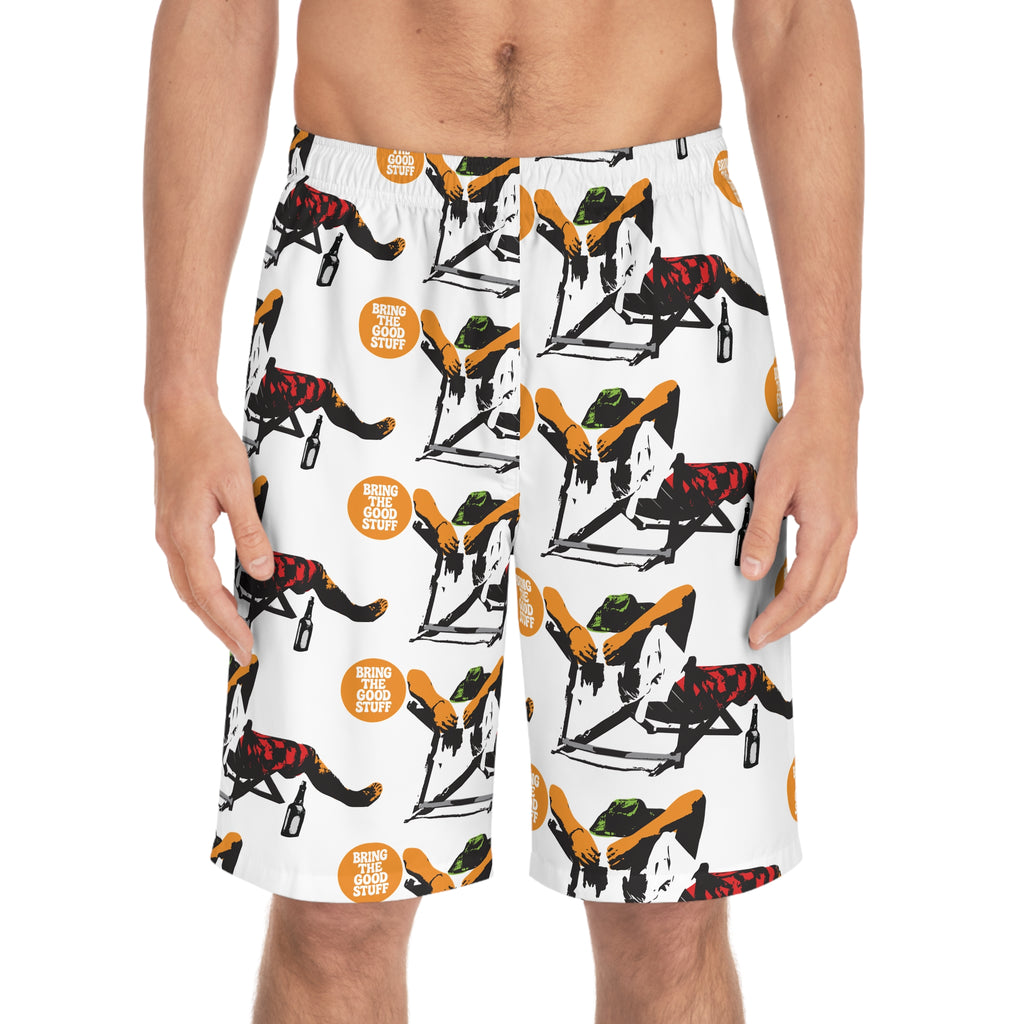 Bring The Good Stuff Kick Back Board Shorts
