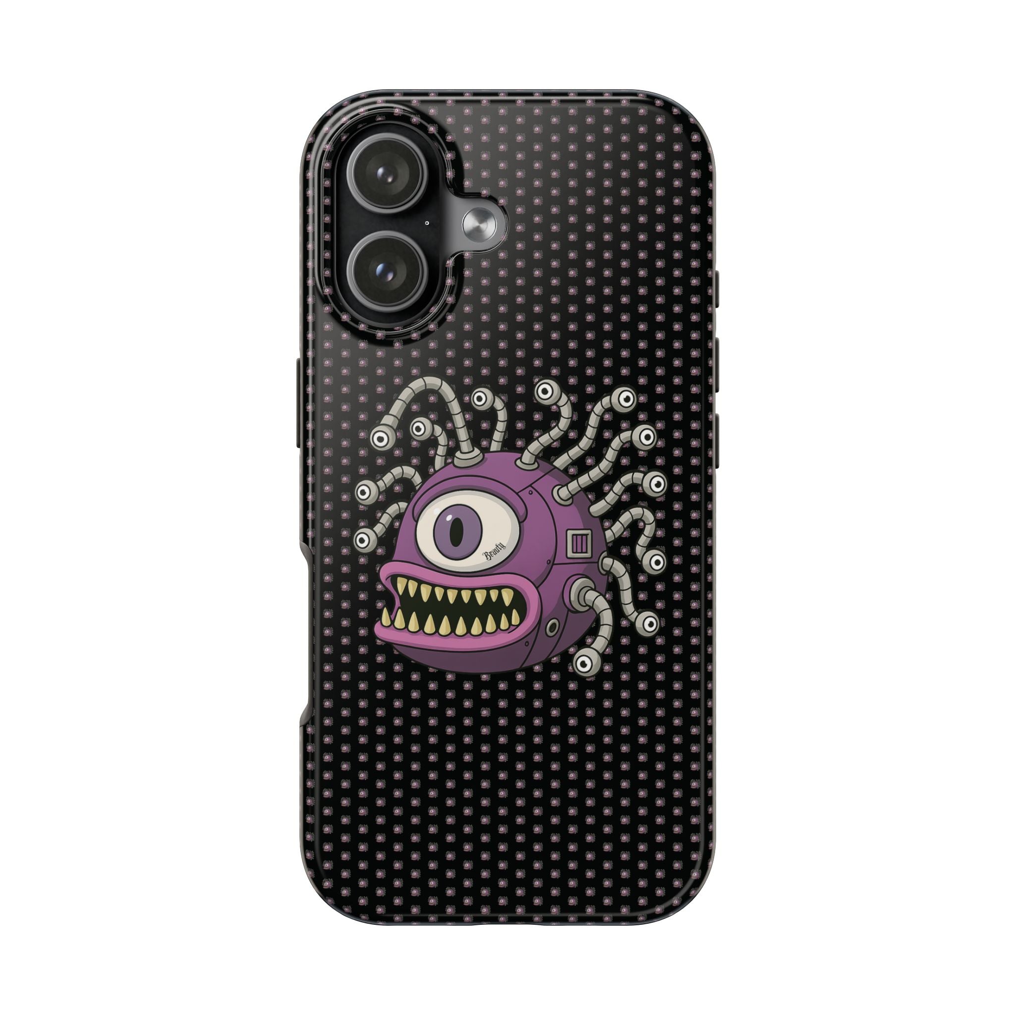 Tough Phone Case — Purple Monster Rugged Protective Cover