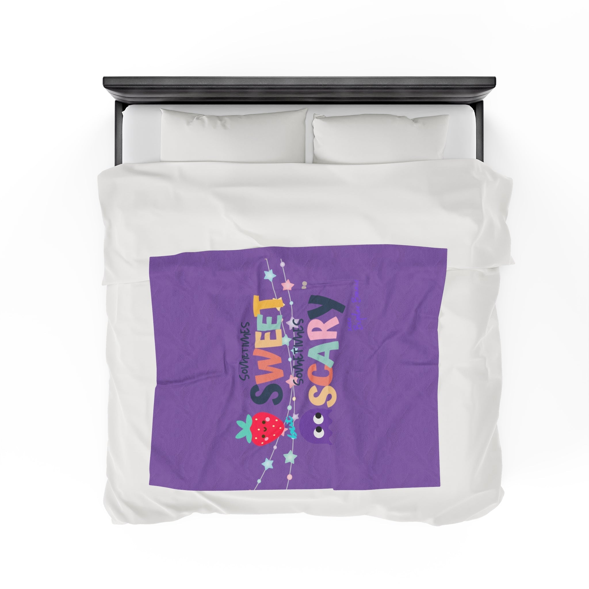 Bipolar Bonnie Series - "Sometimes Sweet But Sometimes Scary" Velveteen Plush Blanket
