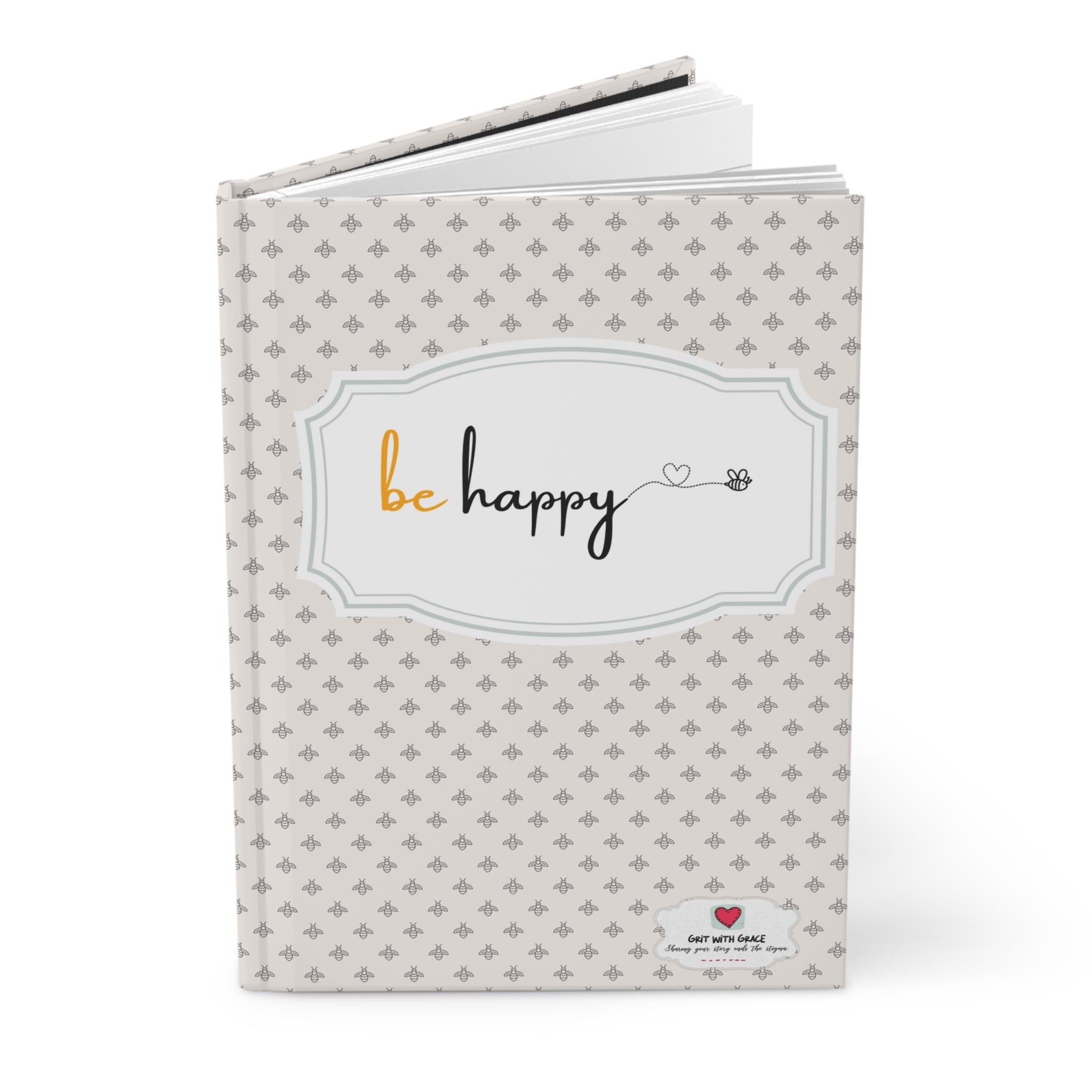 Be Happy Series 'Radiate Positivity' Hardcover Matte Journal - Limited Edition