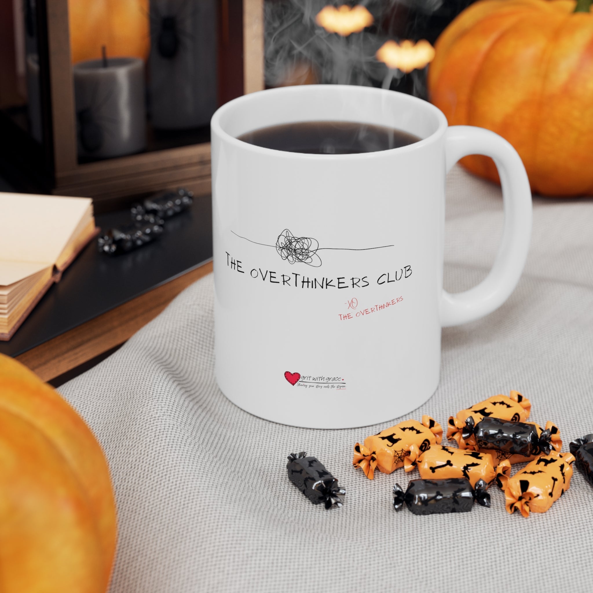 The Overthinkers Club Members Only Ceramic Mug