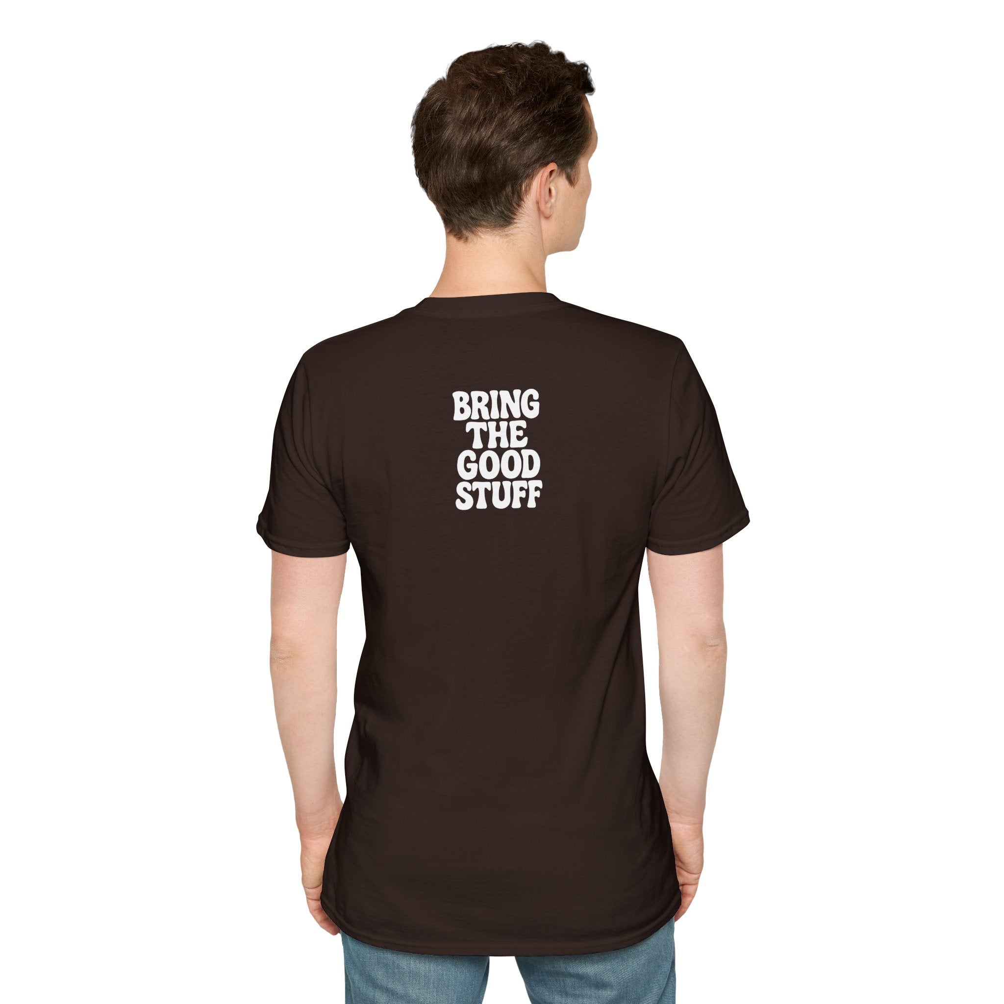 Bring The Good Stuff Liquors Tee – Artisan Alley & Market