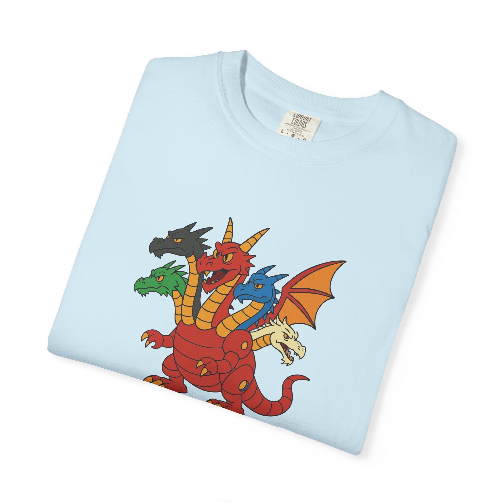 Multi-Headed Dragon T-Shirt — Colorful Fantasy Creature Tee