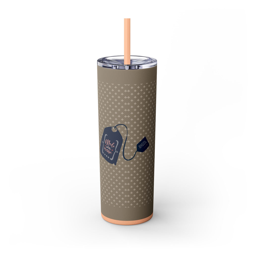 Grit With Grace Let It Be Brown 20oz Skinny Tumbler