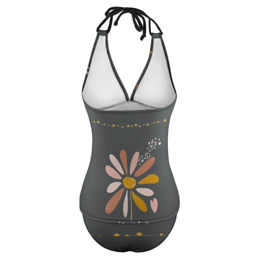 Featuring Katie Mac's 2-Piece Women's Halter Tankini