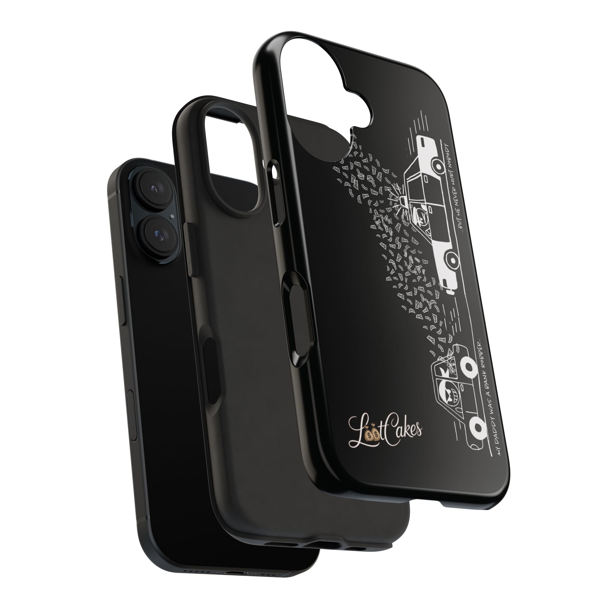 Tough Phone Case - Adventure Truck Line Art ("Life is Better When You're Outside")
