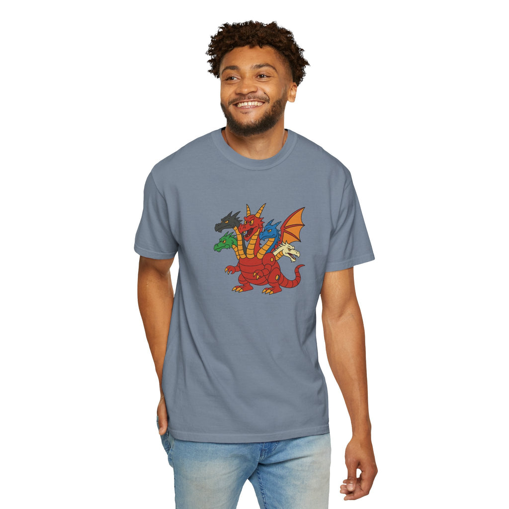 Multi-Headed Dragon T-Shirt — Colorful Fantasy Creature Tee