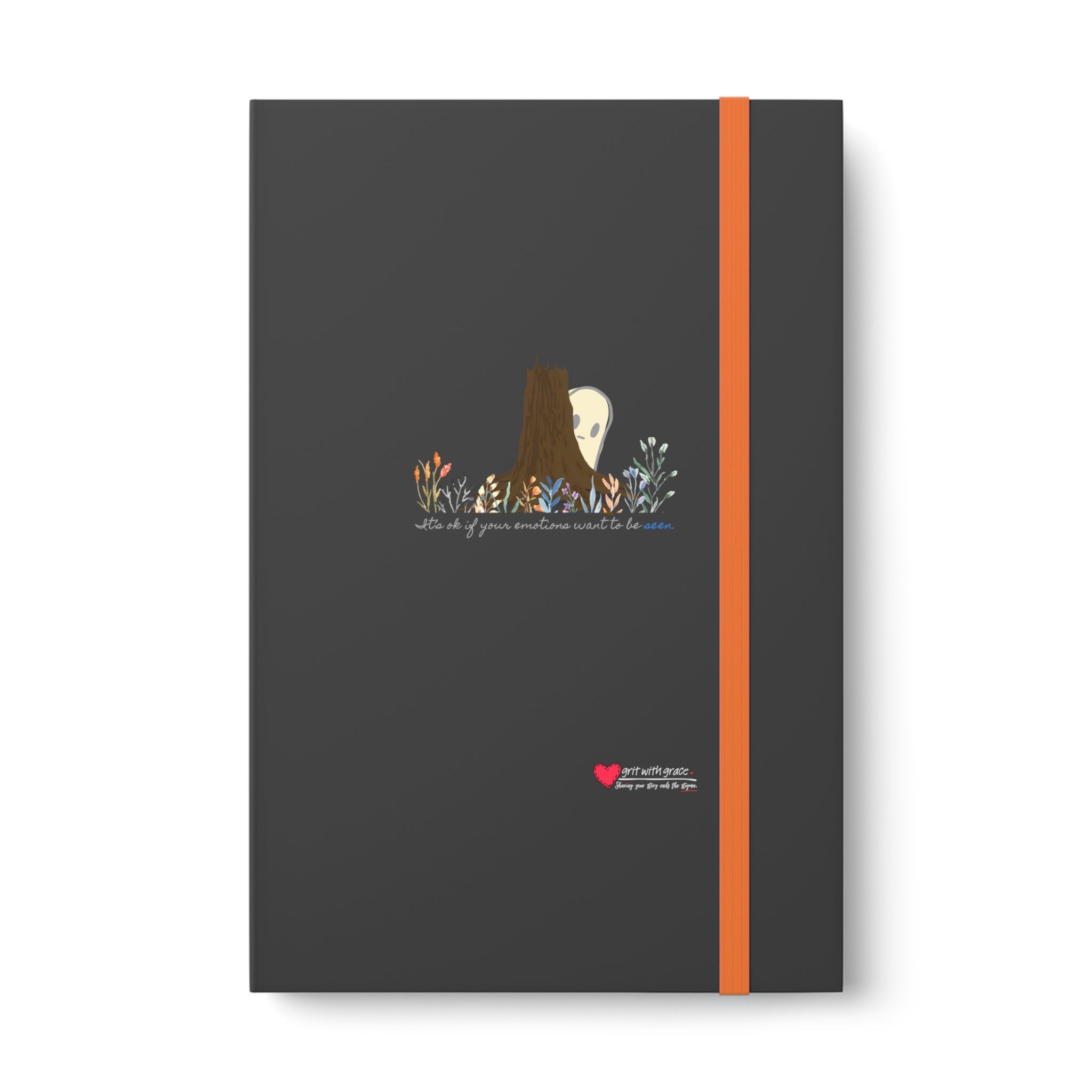 Invisible Ghost 'Seen Emotions' Ruled Color Notebook