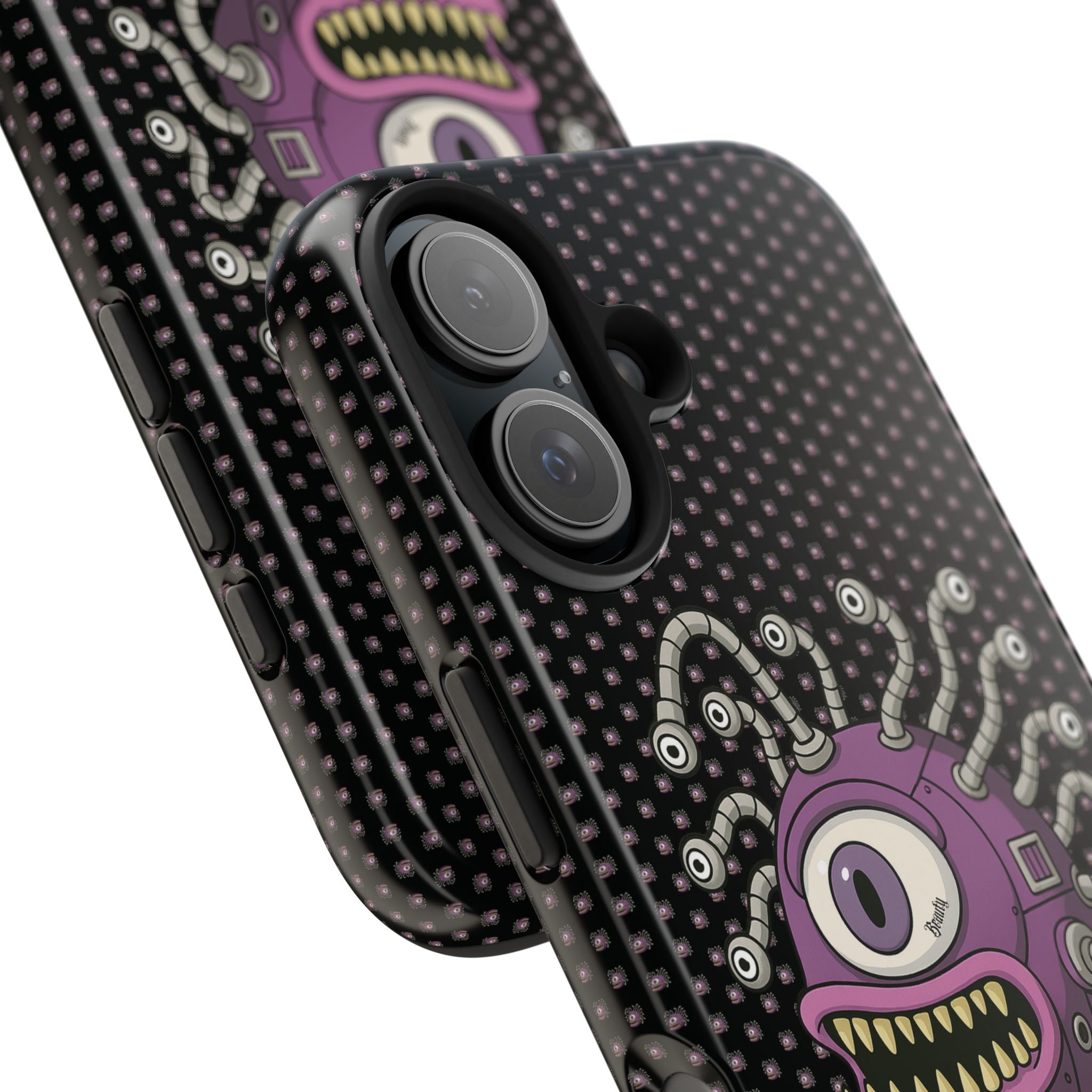 Critical Cut Purple Monster Phone Case