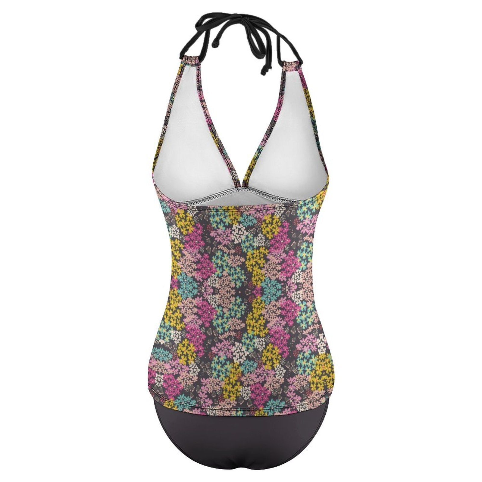 Summer Vibes 2-Piece Women's Halter Tankini