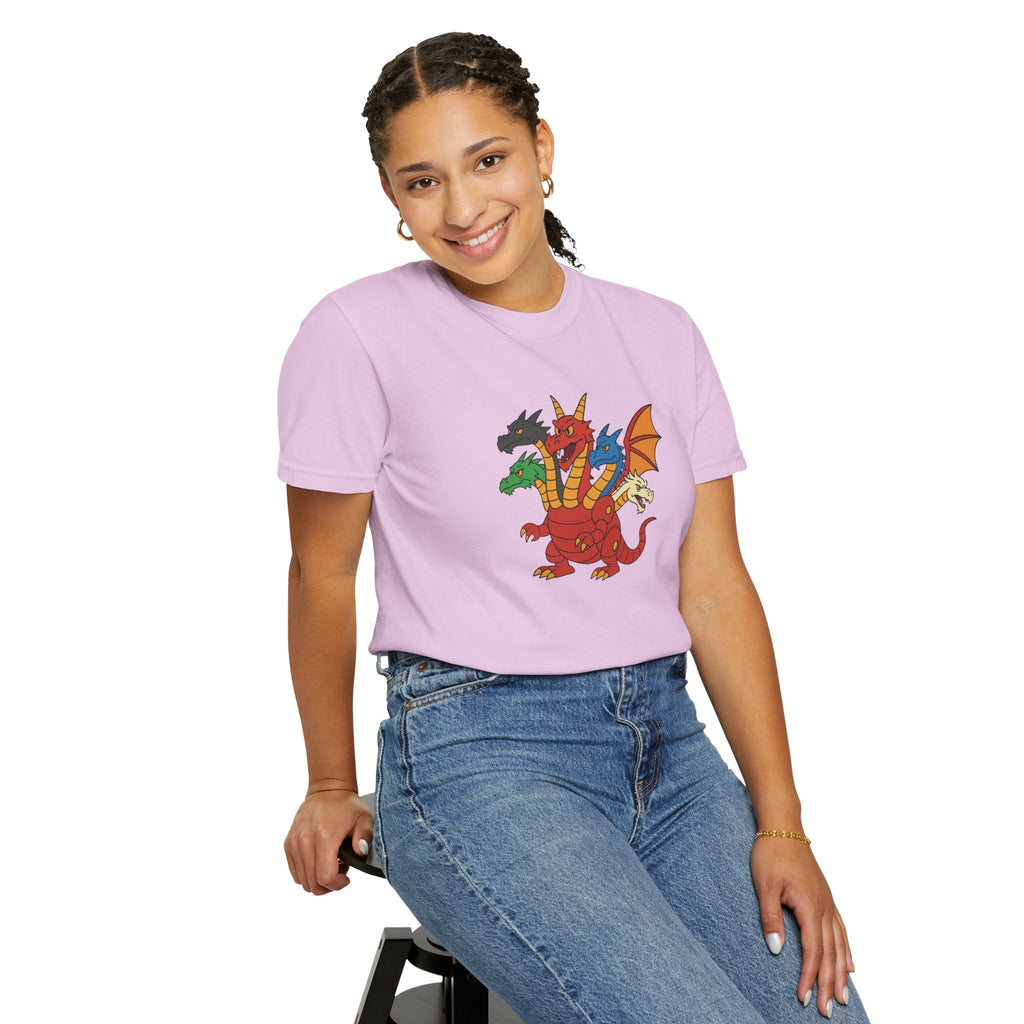 Multi-Headed Dragon T-Shirt — Colorful Fantasy Creature Tee