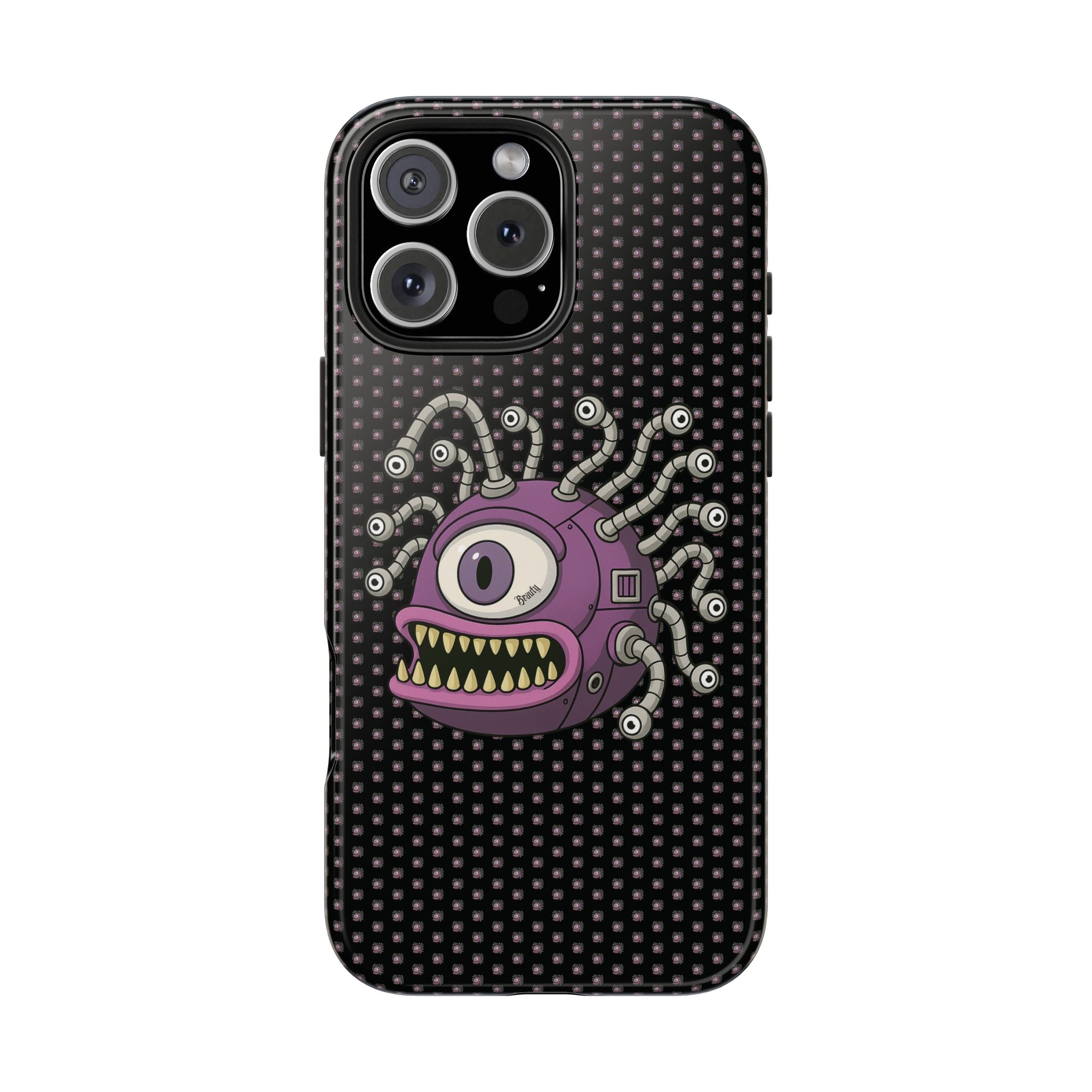 Critical Cut Purple Monster Phone Case