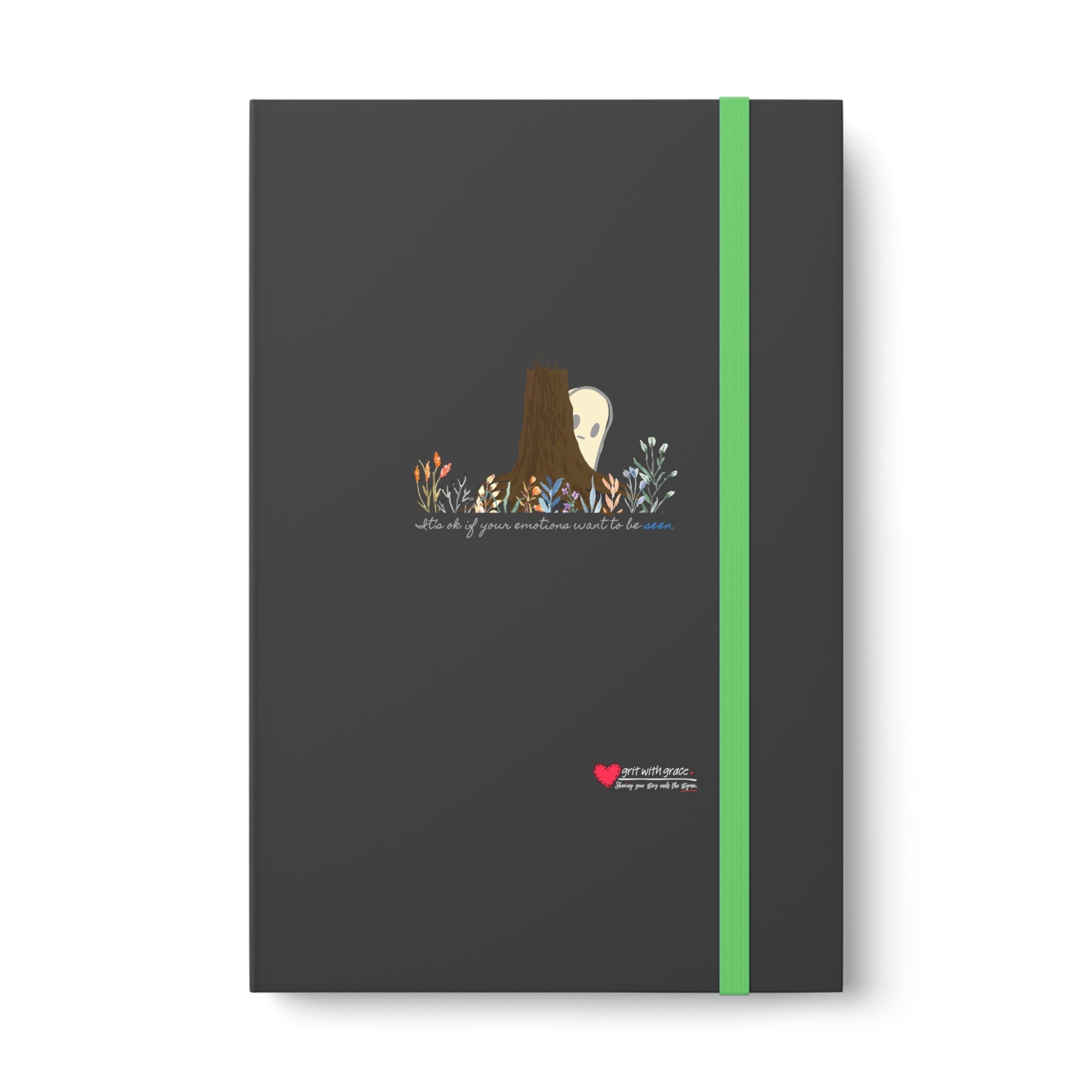 Invisible Ghost 'Seen Emotions' Ruled Color Notebook