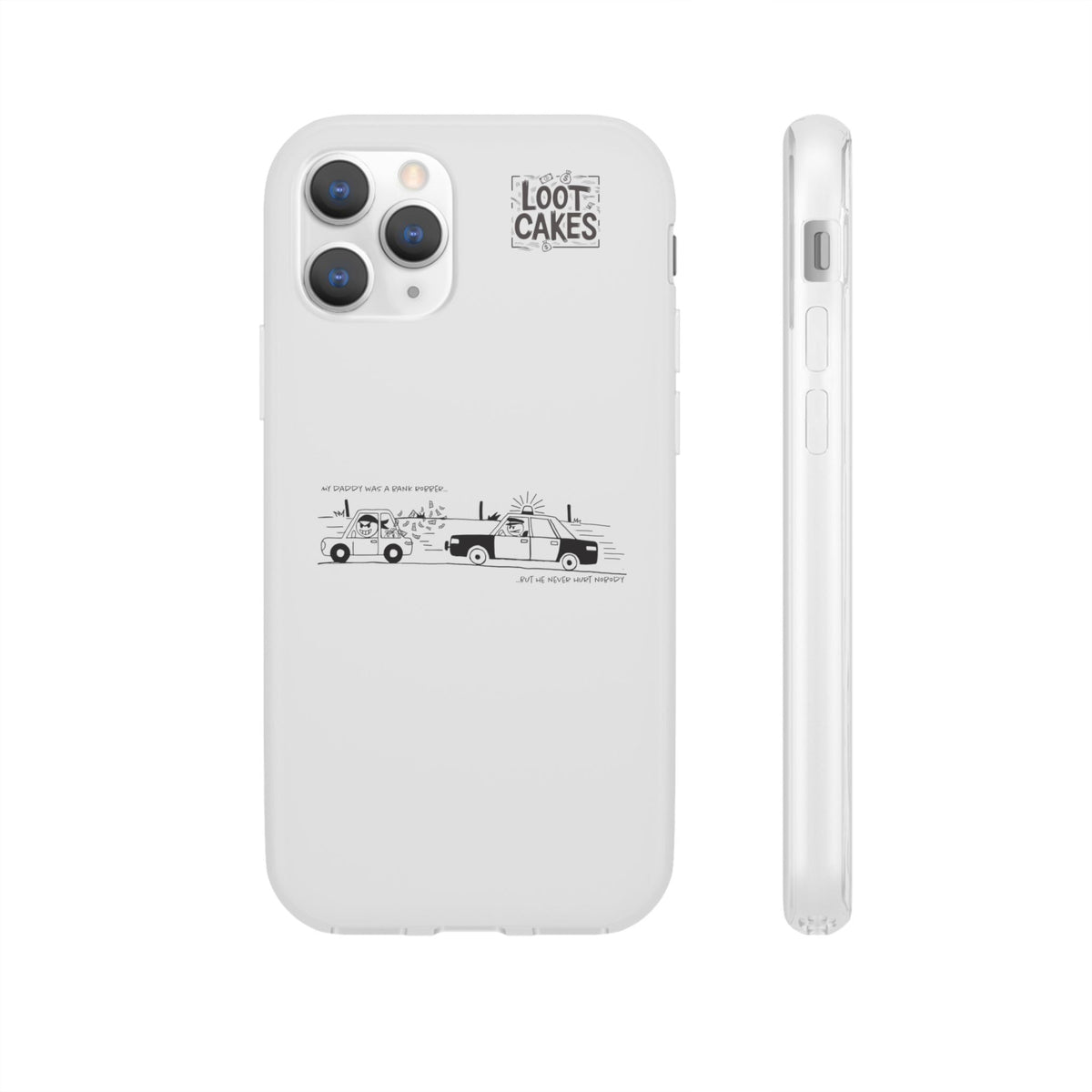 Loot Cakes x Mike Maldonado Phone Case | Slim Clear TPU Graphic