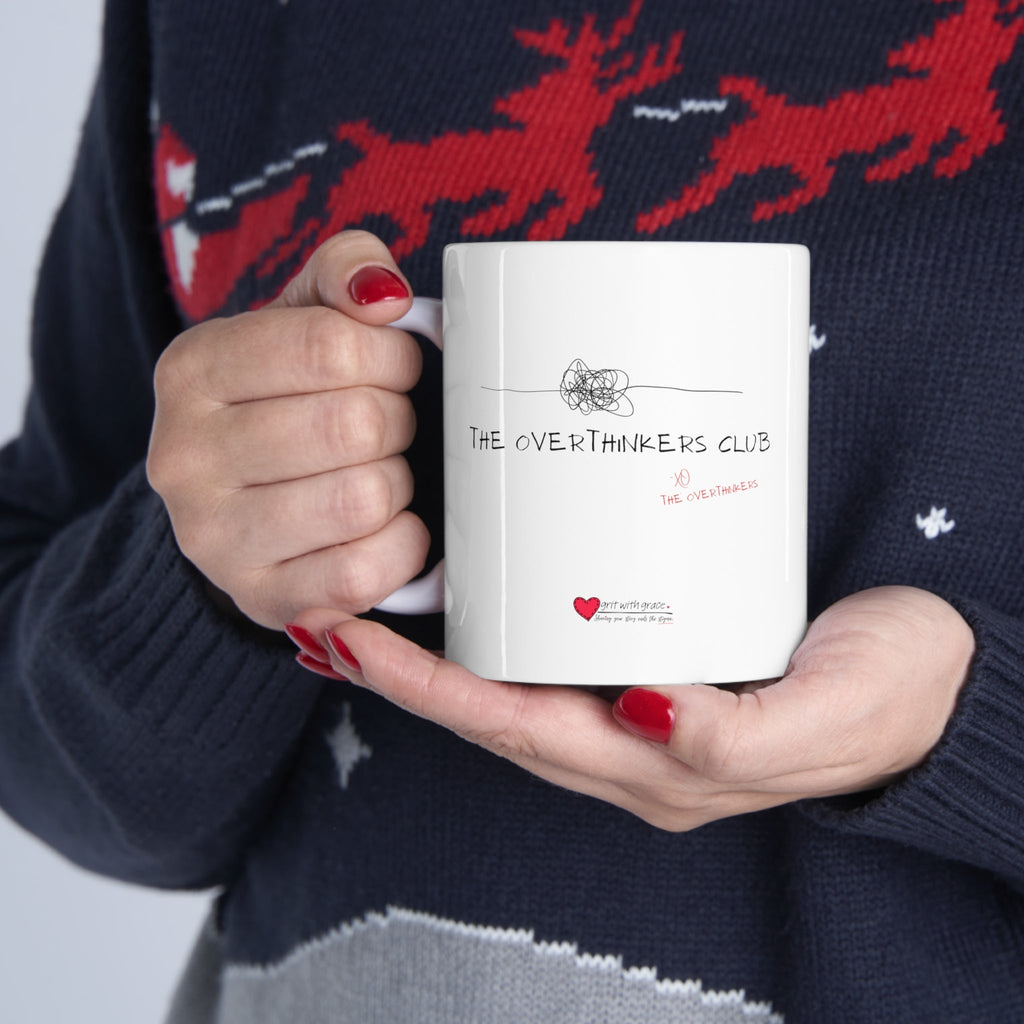 The Overthinkers Club Members Only Ceramic Mug
