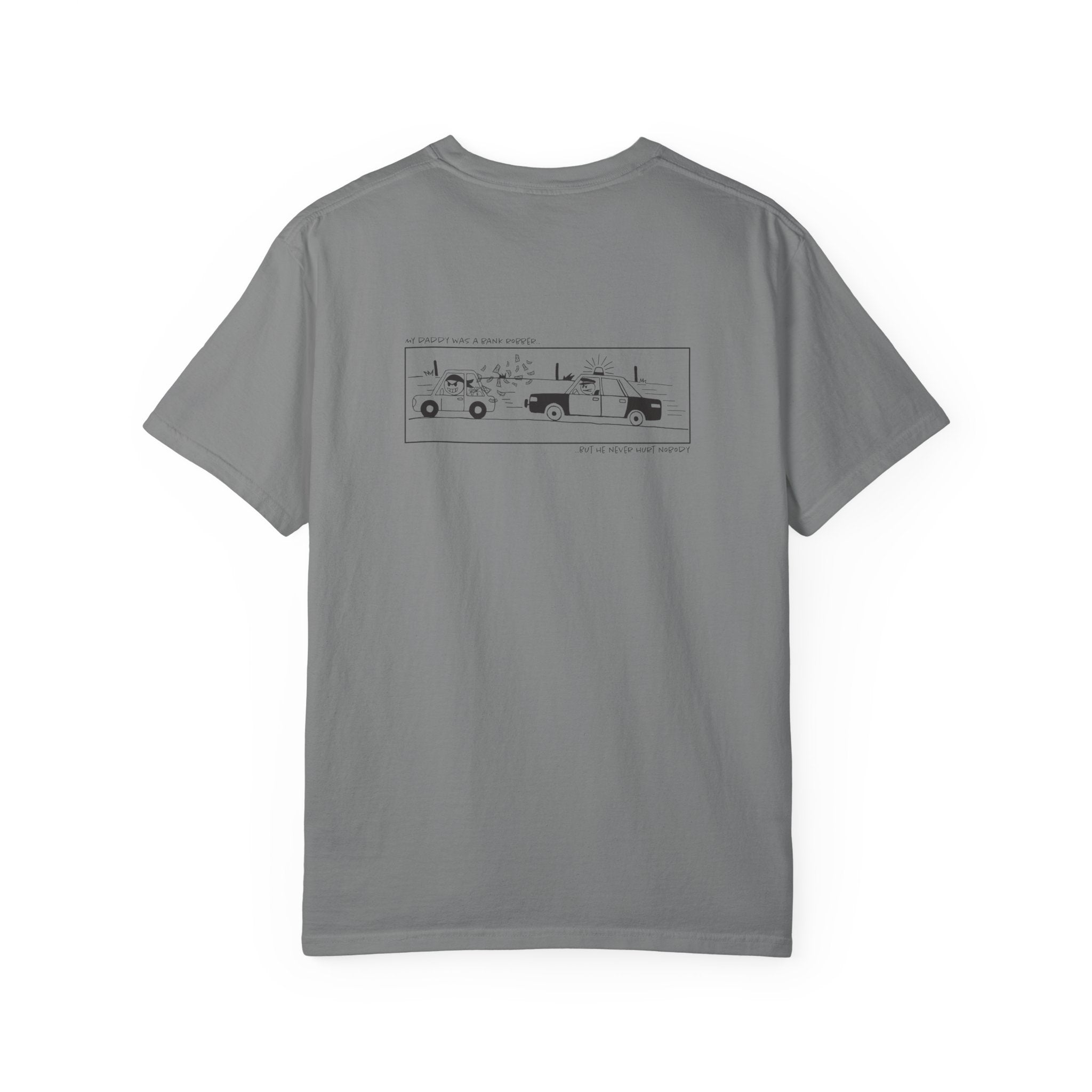 Classic East Coast Vintage Wash T-Shirt — "I Should Just Rob a Bank" Lyric Tee