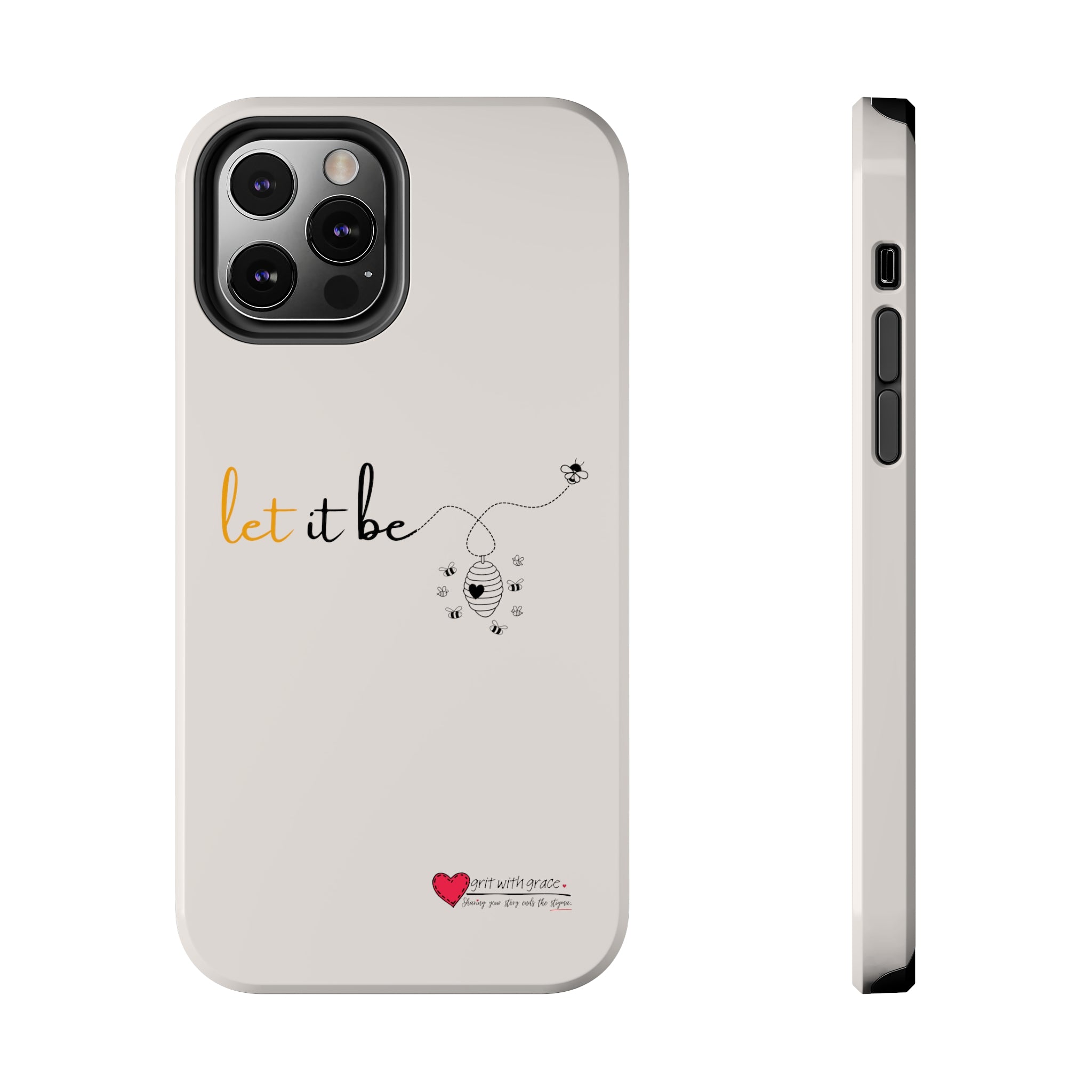 Bee Happy 'Embrace Positivity' Tough Phone Case