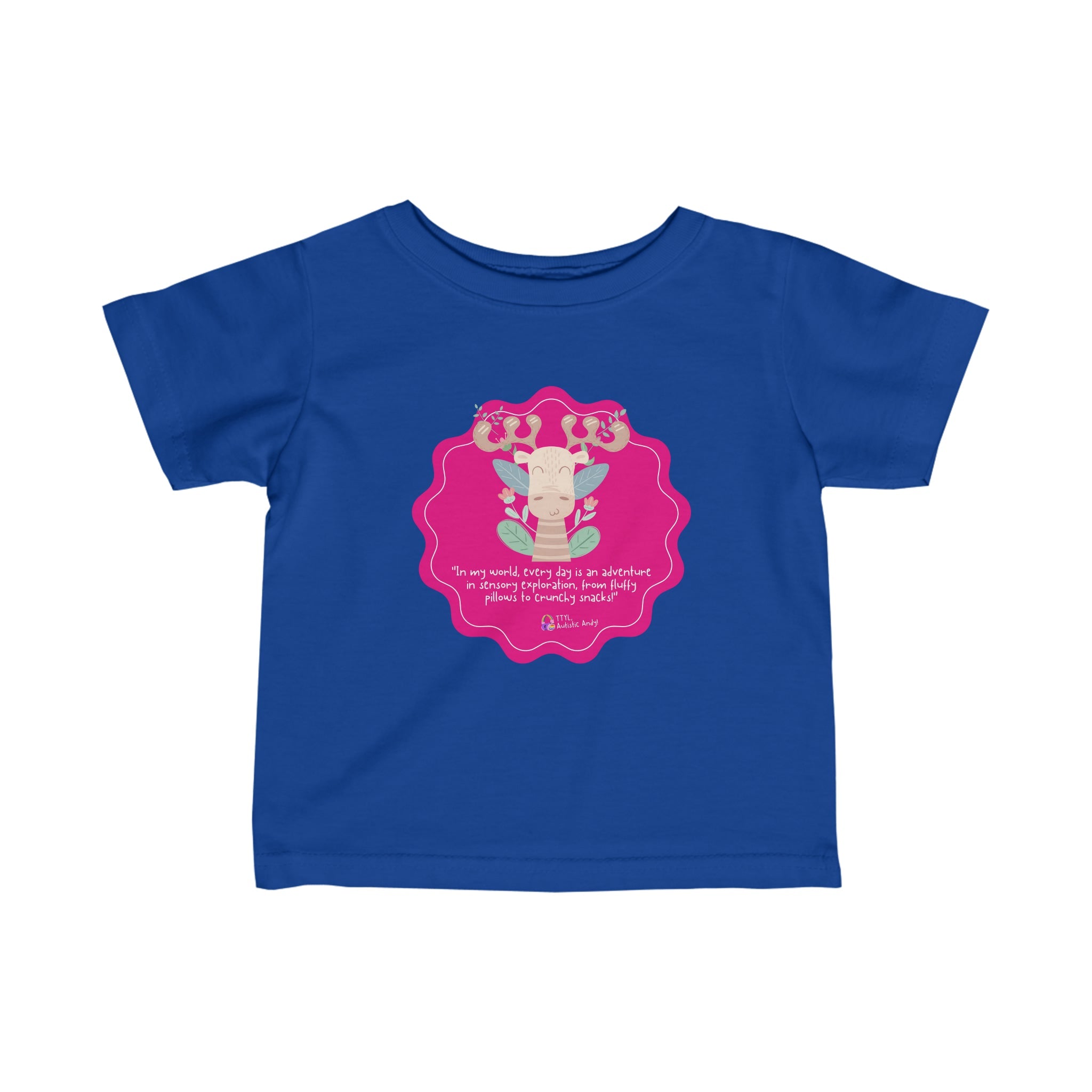 Autistic Andy 'Color-Coded Journeys' Infant Fine Jersey Tee - Limited Edition