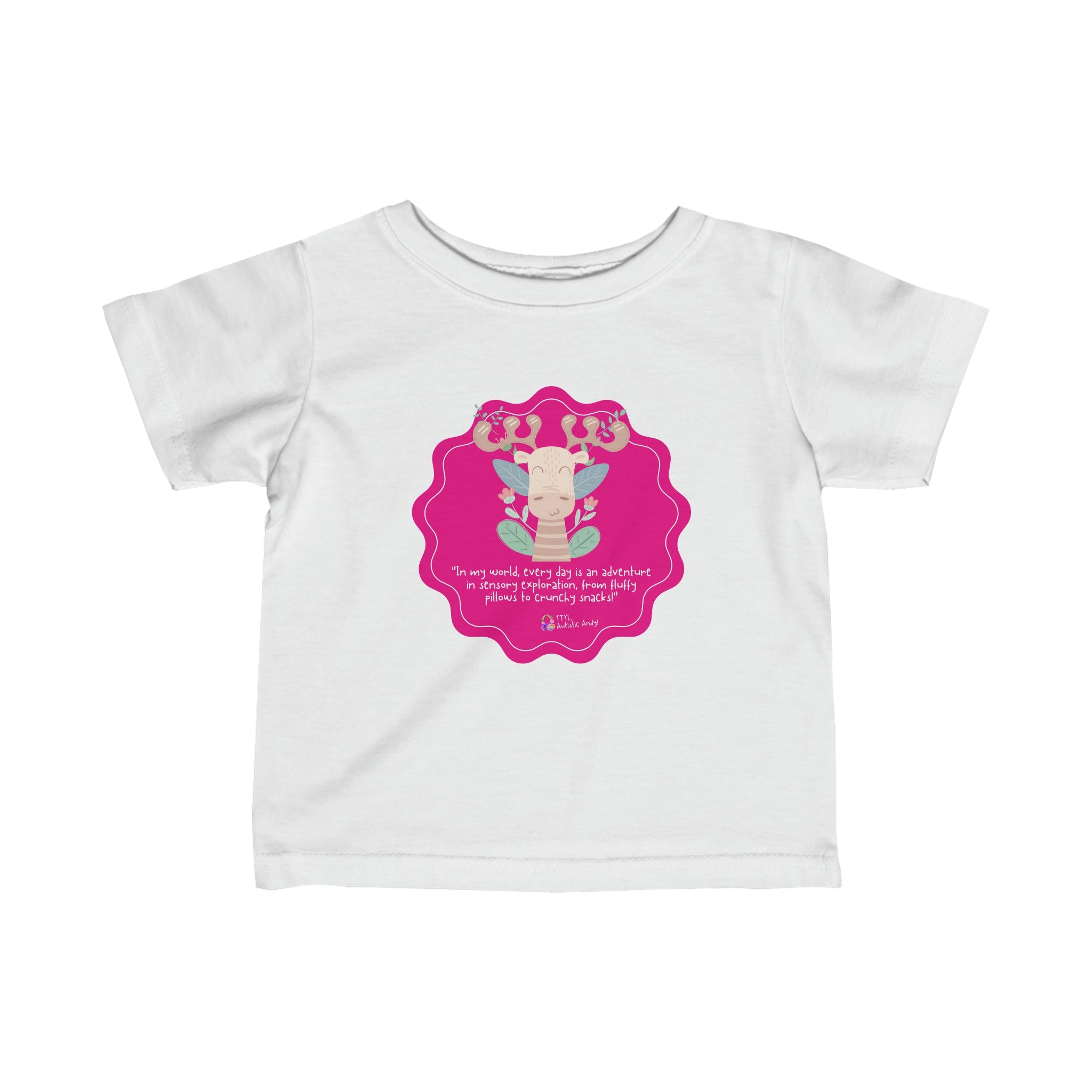 Autistic Andy 'Color-Coded Journeys' Infant Fine Jersey Tee - Limited Edition