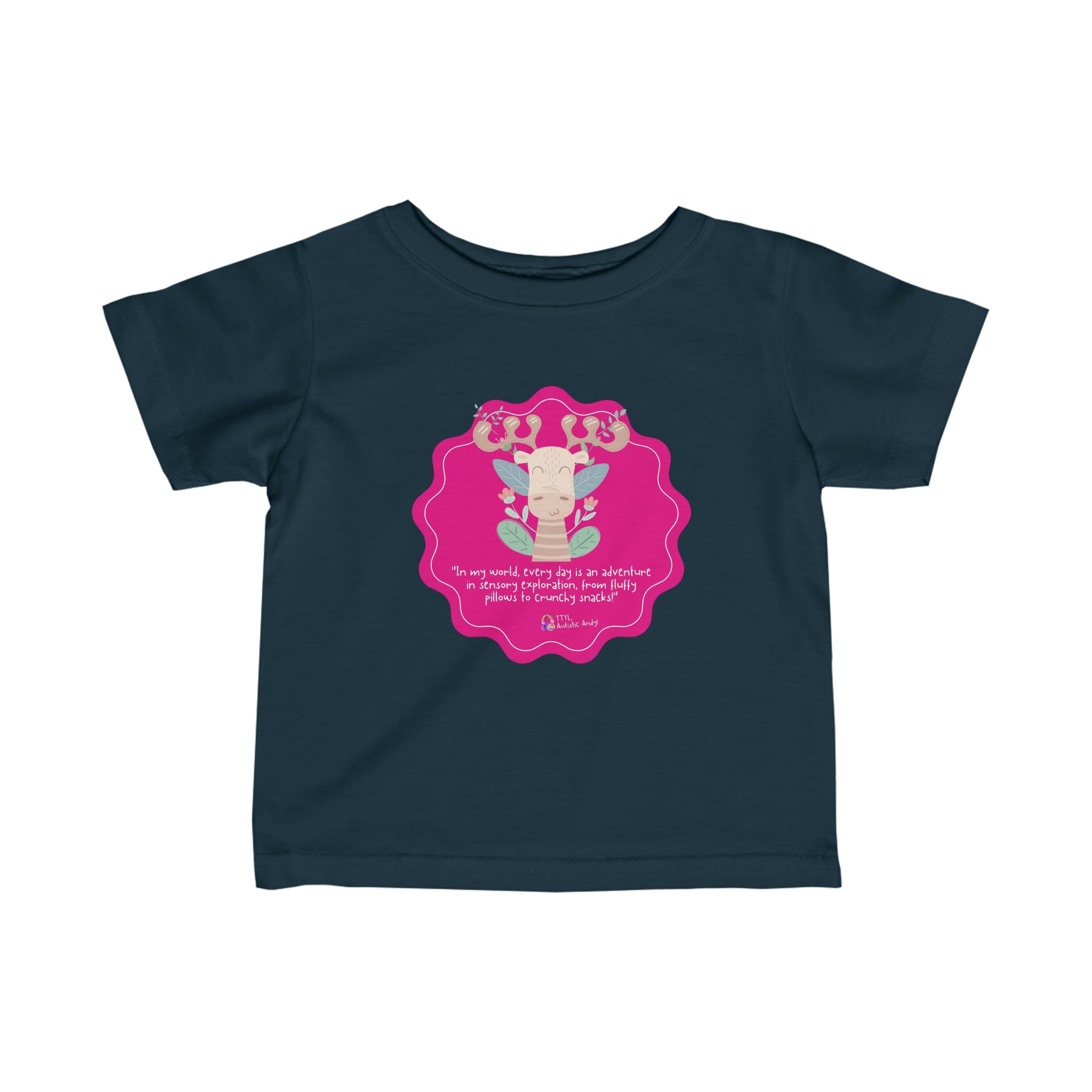 Autistic Andy 'Color-Coded Journeys' Infant Fine Jersey Tee - Limited Edition