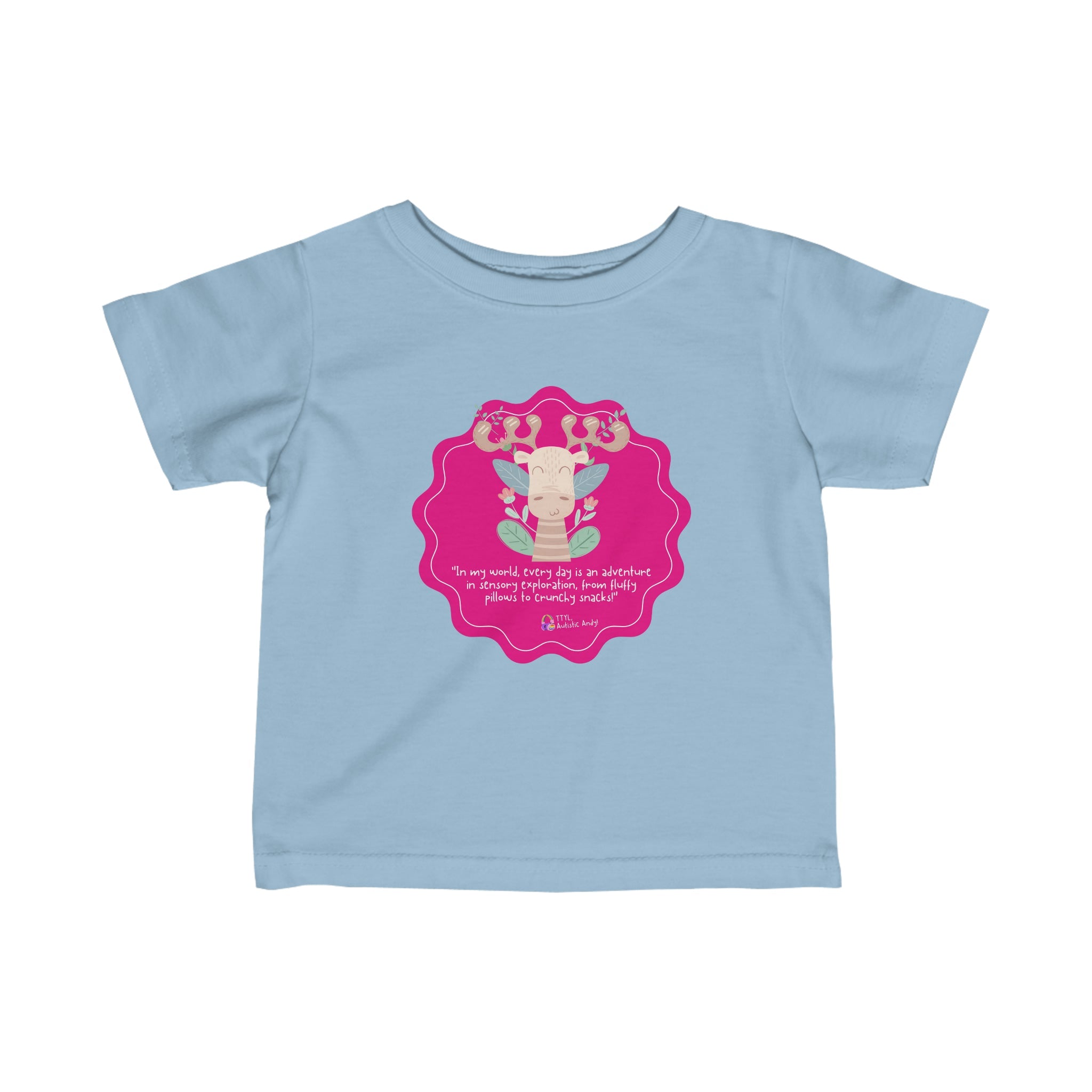Autistic Andy 'Color-Coded Journeys' Infant Fine Jersey Tee - Limited Edition