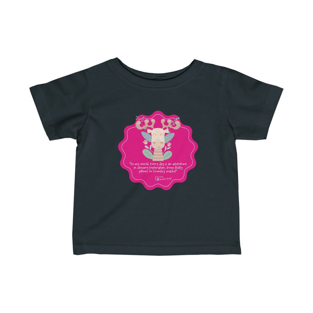 Autistic Andy 'Color-Coded Journeys' Infant Fine Jersey Tee - Limited Edition