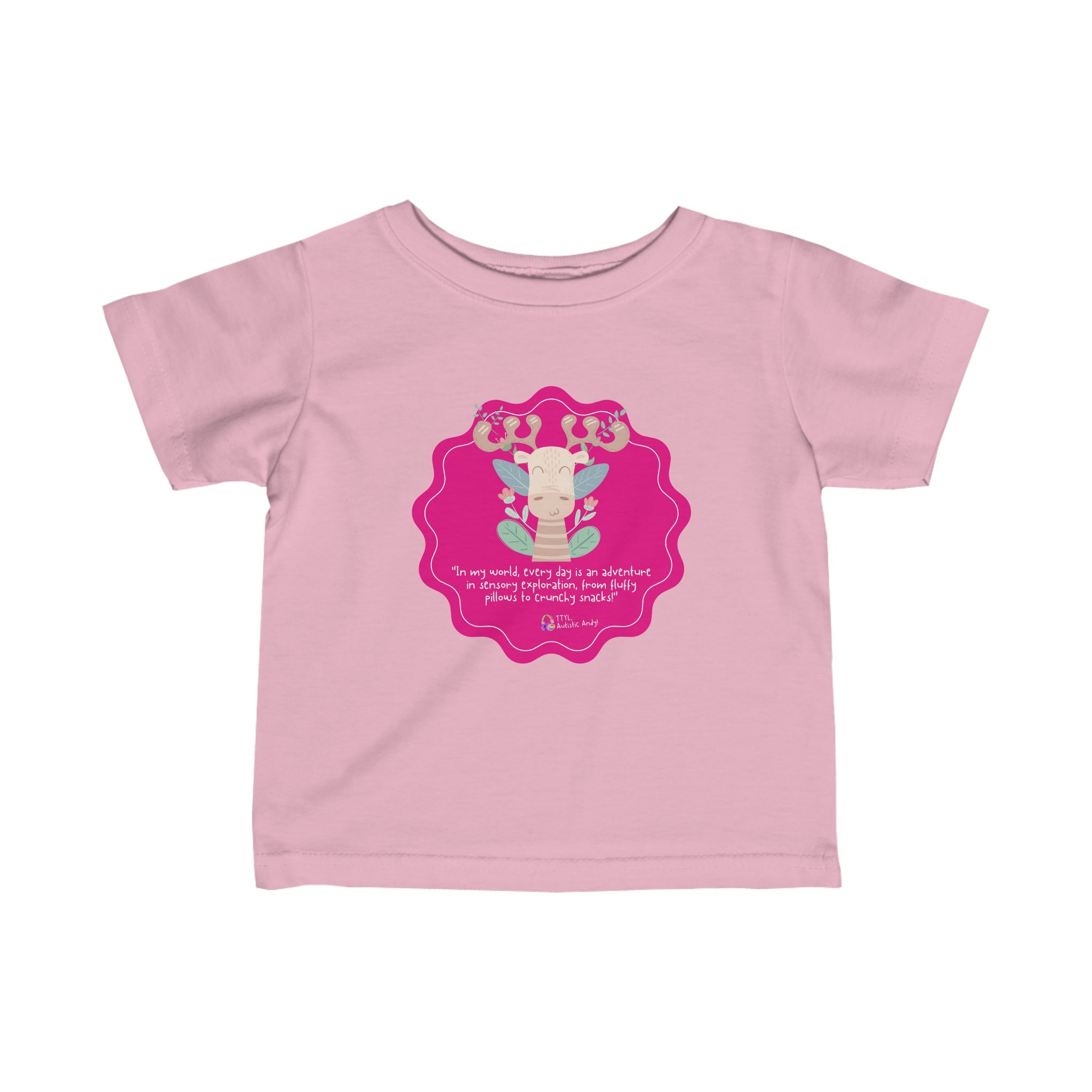 Autistic Andy 'Color-Coded Journeys' Infant Fine Jersey Tee - Limited Edition