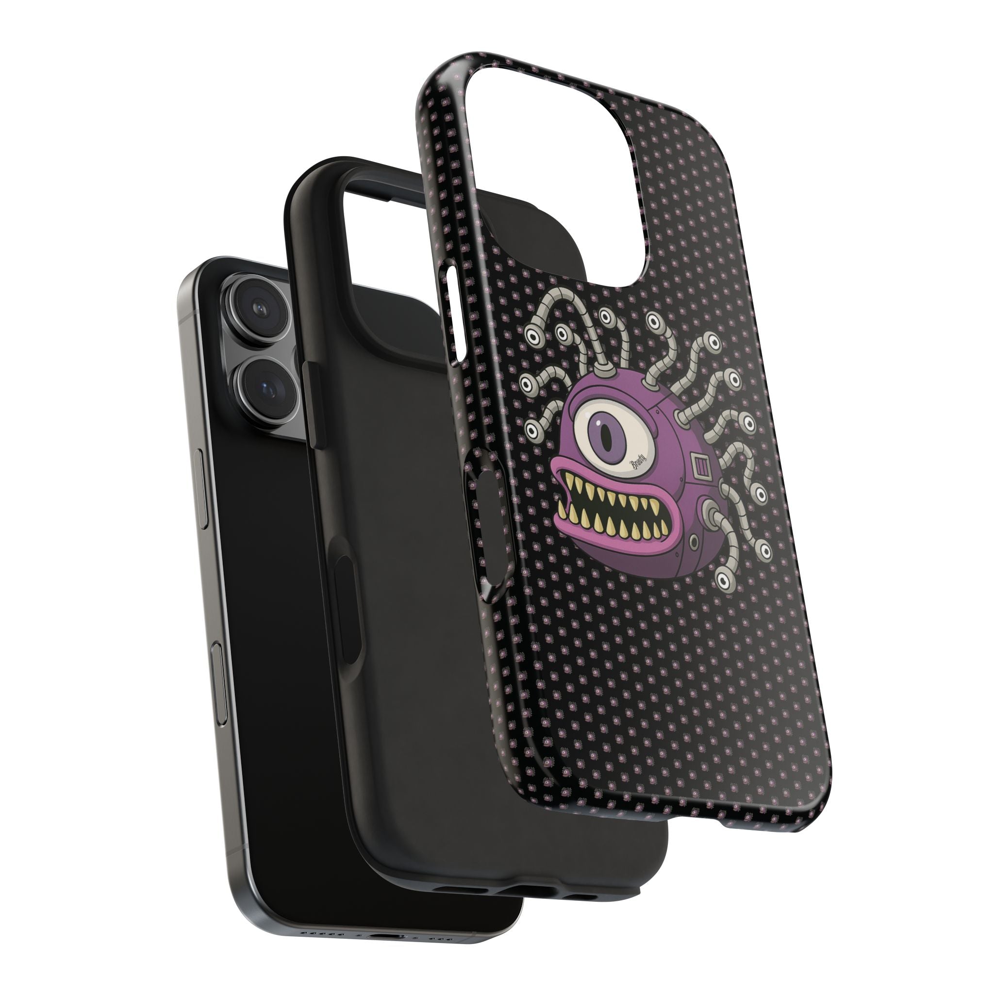 Tough Phone Case — Purple Monster Rugged Protective Cover