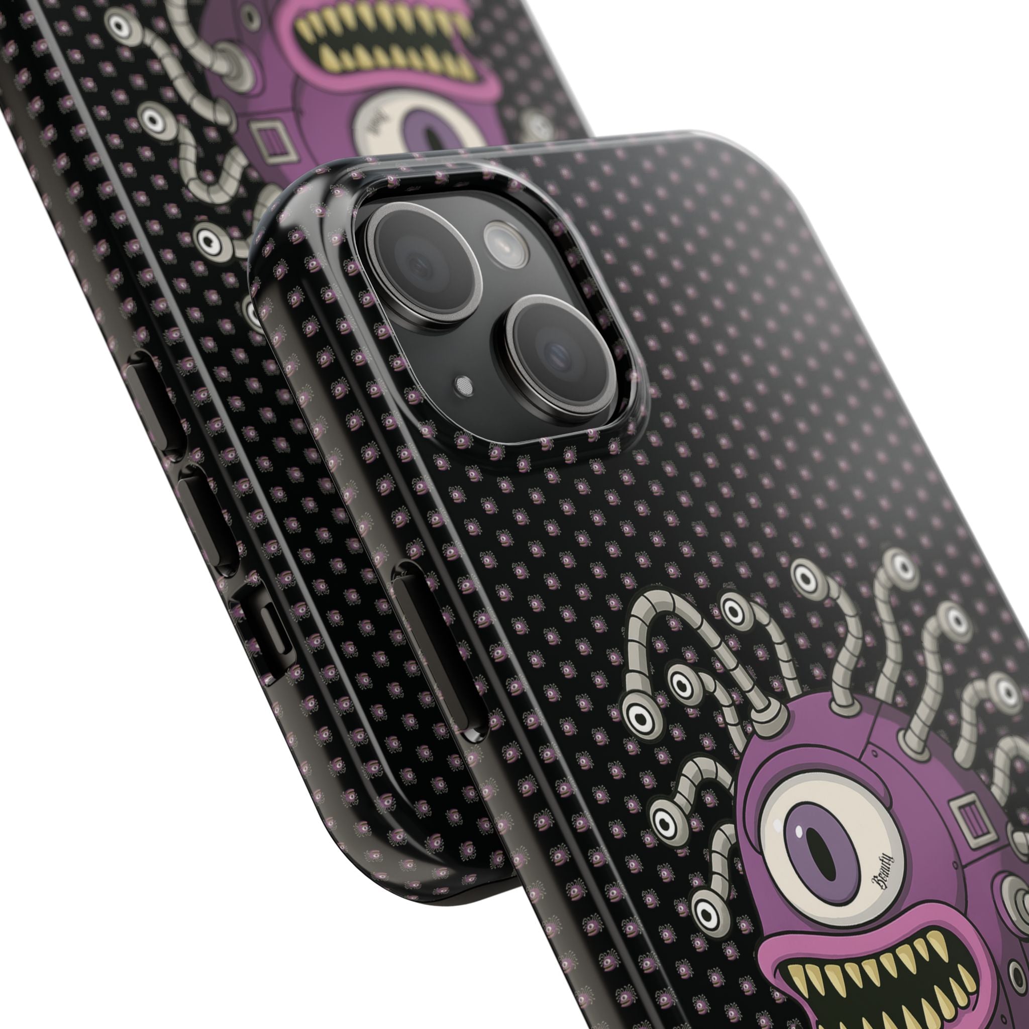 Critical Cut Purple Monster Phone Case