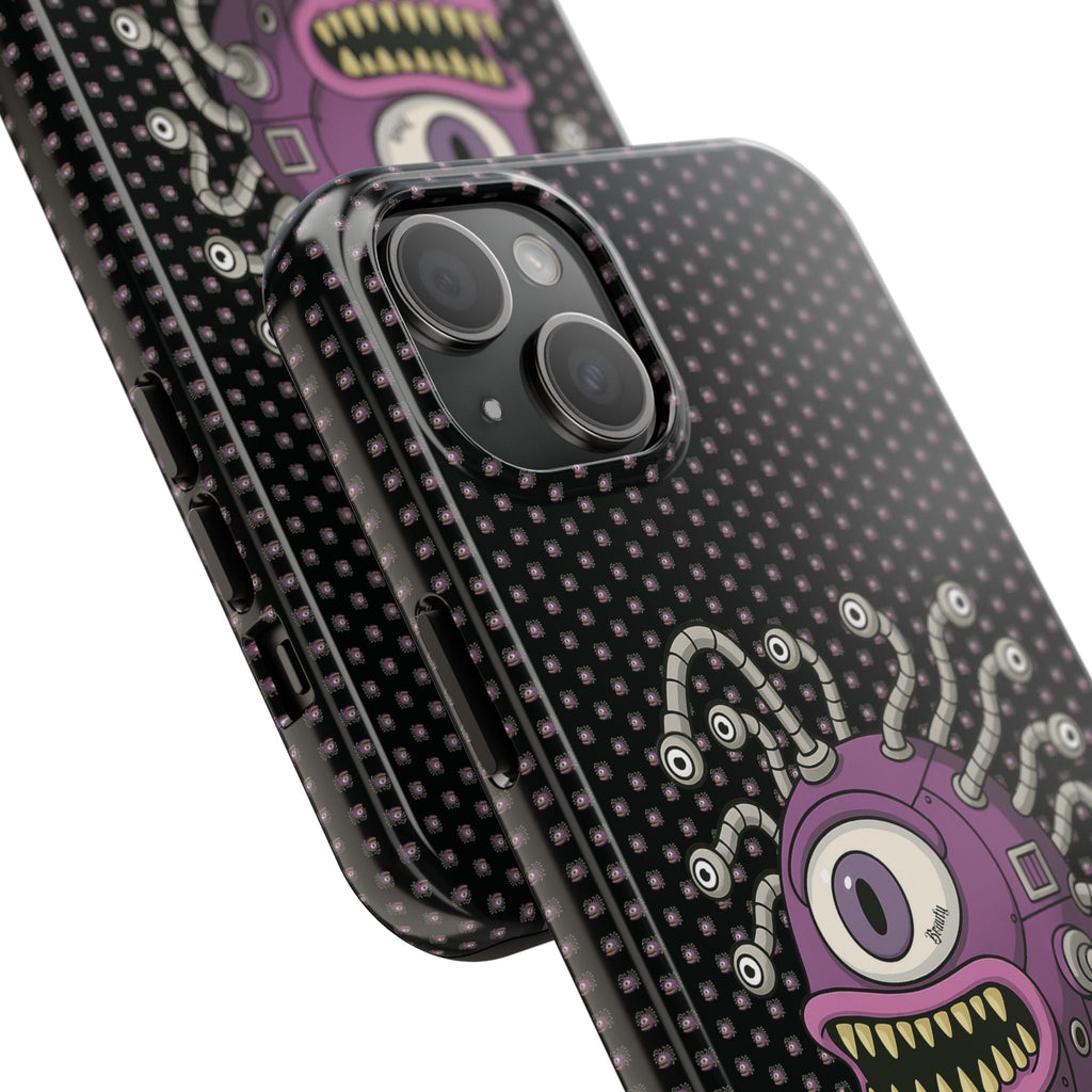 Tough Phone Case — Purple Monster Rugged Protective Cover