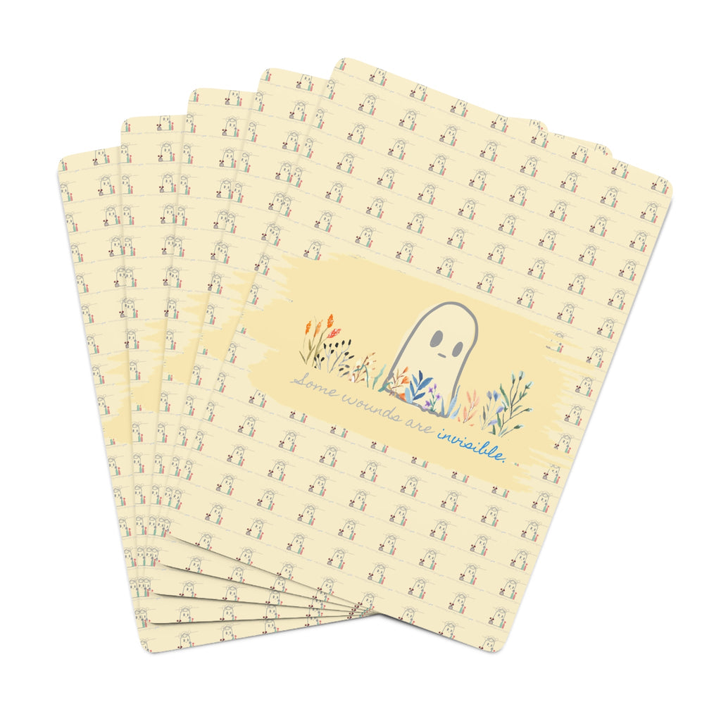 Invisible Ghost 'Invisible Wounds' Playing Cards