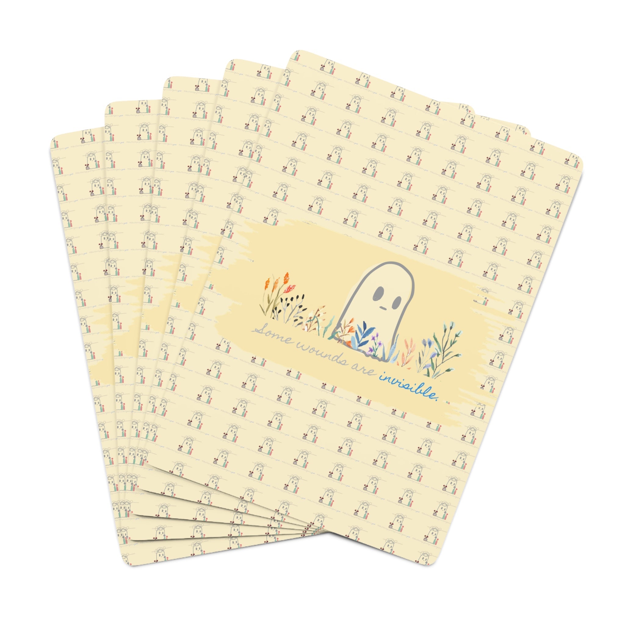 Invisible Ghost 'Invisible Wounds' Playing Cards