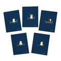 Invisible Ghost Series - Multi-Design Greeting Cards (5-Pack)