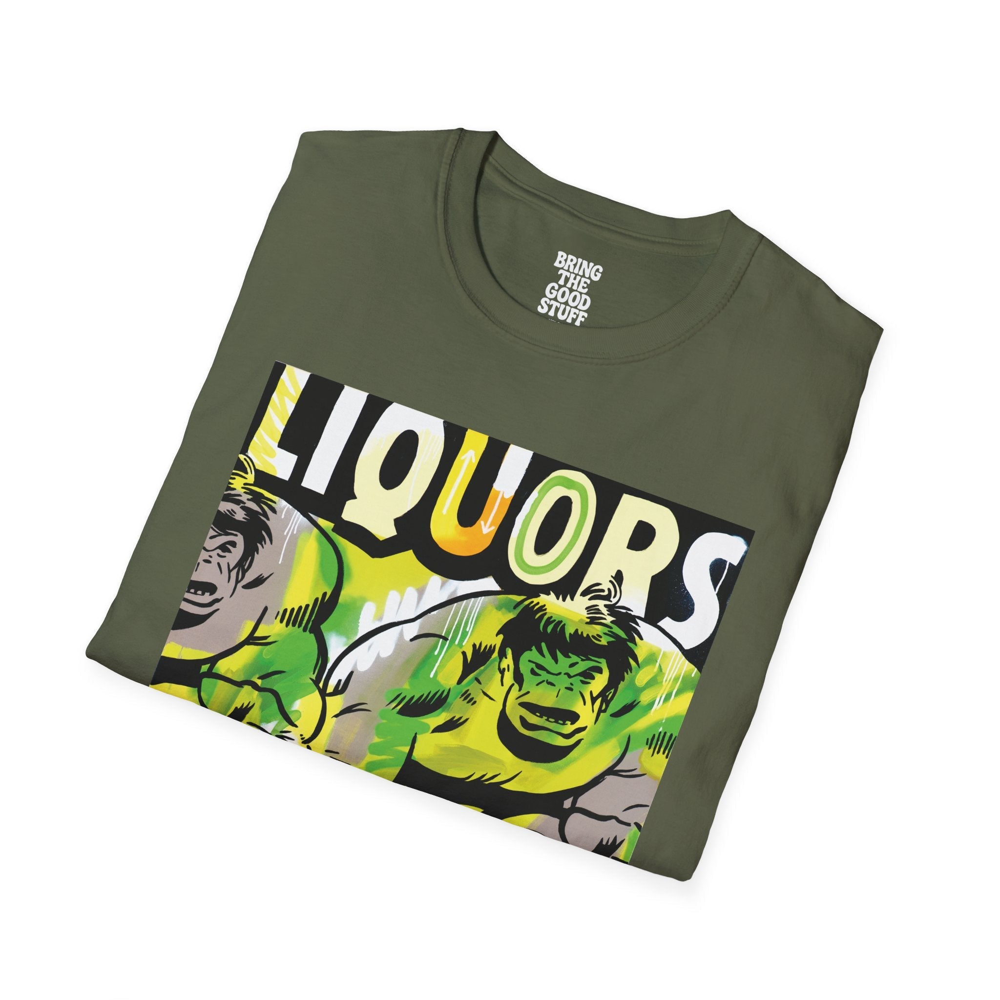 Bring The Good Stuff Liquors Tee – Artisan Alley & Market