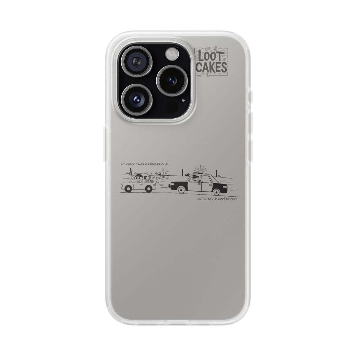 Loot Cakes x Mike Maldonado Phone Case | Slim Clear TPU Graphic